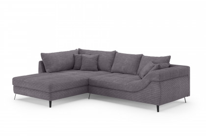 Portofino von Nova Via - Polstercouch links stone