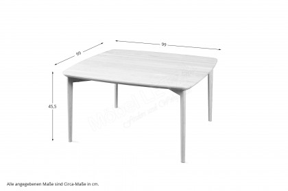 SM 242 von Skovby Møbelfabrik - Couchtisch in Eiche massiv, lackiert