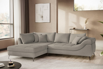 Portofino von Nova Via - Eckgarnitur Variante links taupe
