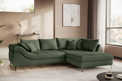 Portofino von Nova Via - Couch rechts green