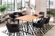 Tisch Montreal Eiche mit Lamelle massiv.direkt | Möbel Letz Tisch Montreal Eiche mit Lamelle massiv.direkt | Möbel Letz