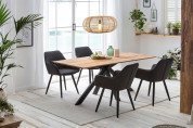 Tisch Montreal Eiche mit Lamelle massiv.direkt | Möbel Letz Tisch Montreal Eiche mit Lamelle massiv.direkt | Möbel Letz