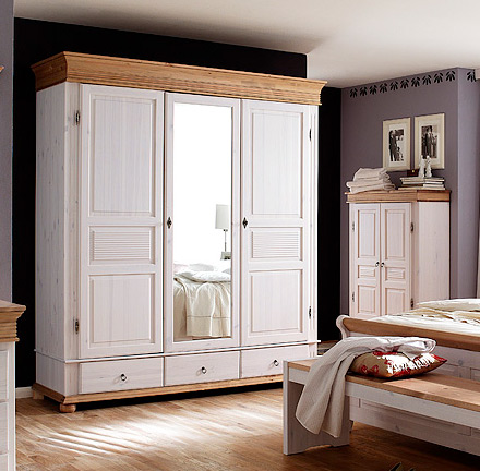 Massivholz schlafzimmer im landhausstil oslo/ alesund von euro ...