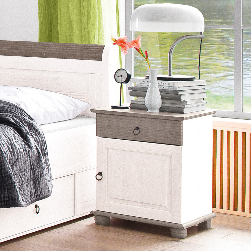 Massivholz schlafzimmer oslo mit landhaus atmosphäre von euro ...