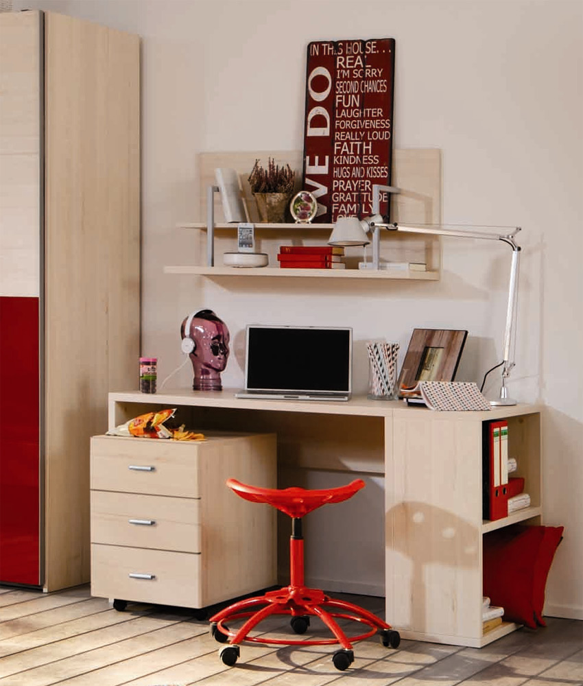 Jugendzimmer kombiline plus von prenneis in holz nachbildung tokai ...