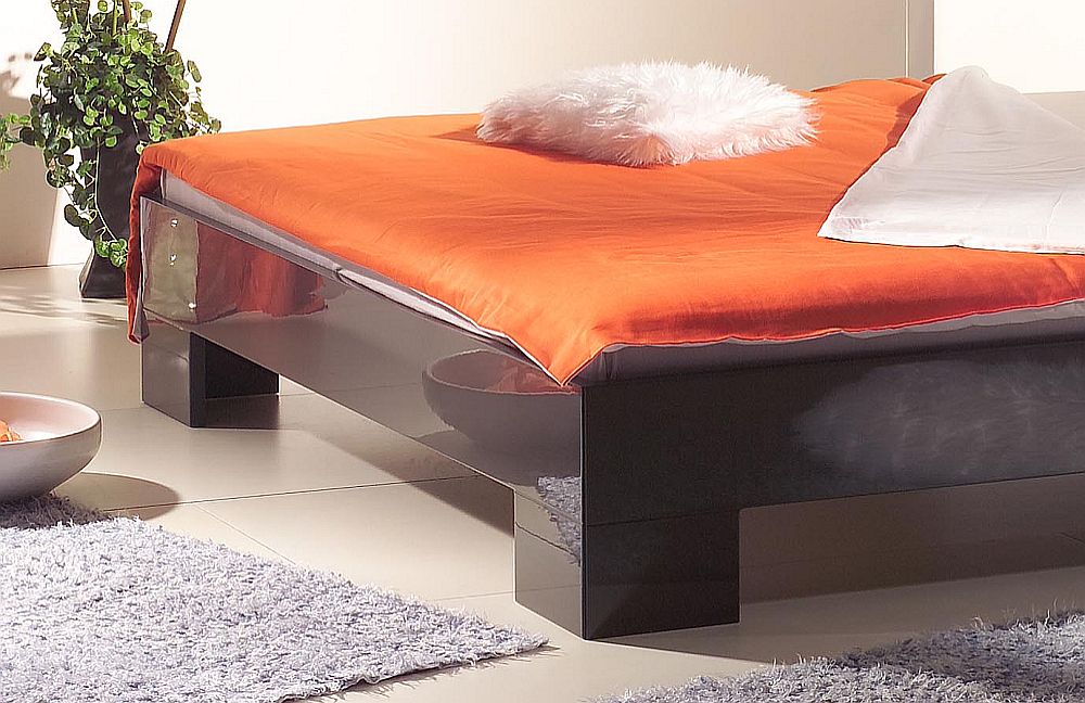 Bett genua von Modular - anthrazit | Möbel Letz - Ihr Online-Shop
