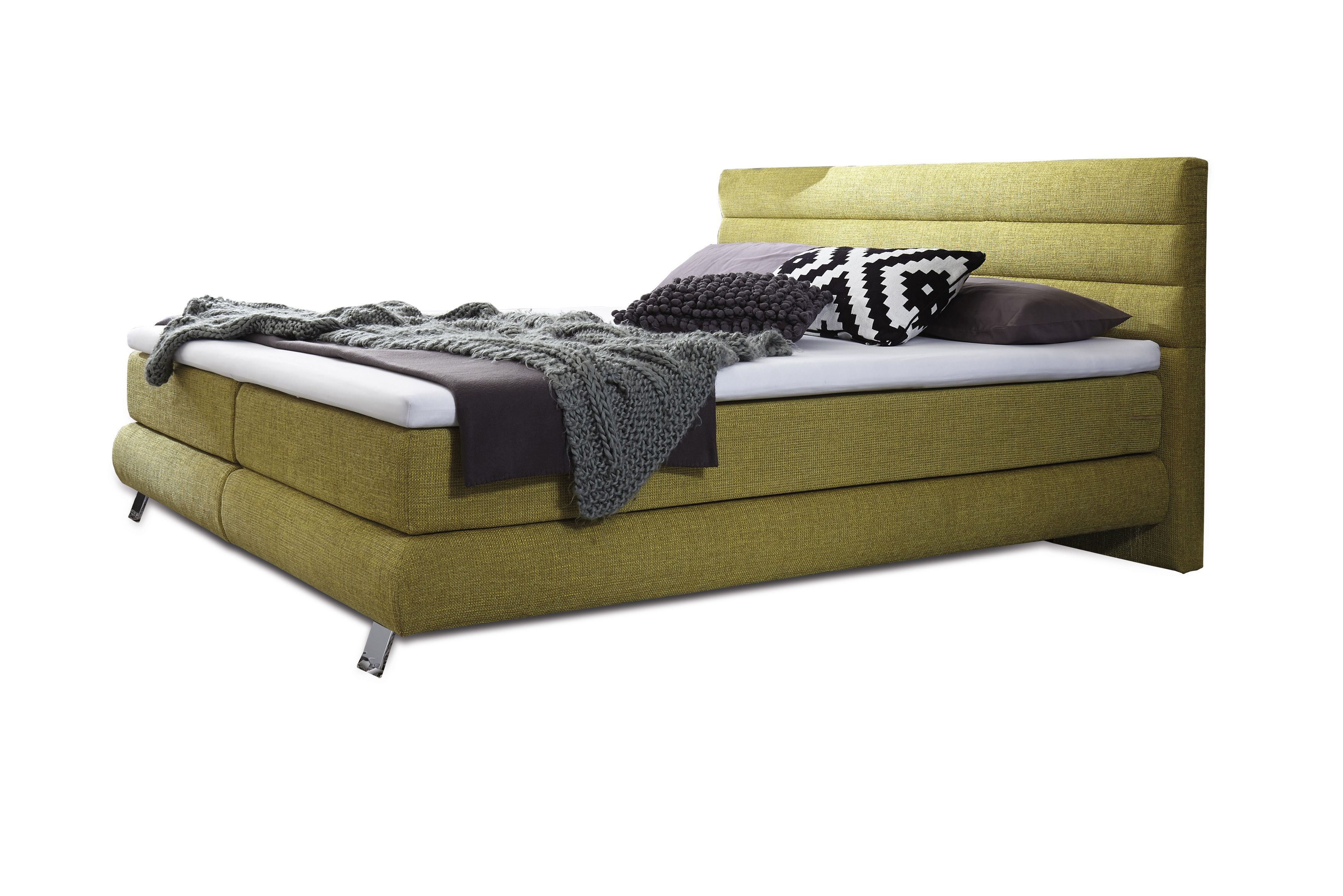 otten sydney boxspringbett in grün  möbel letz - ihr online-shop