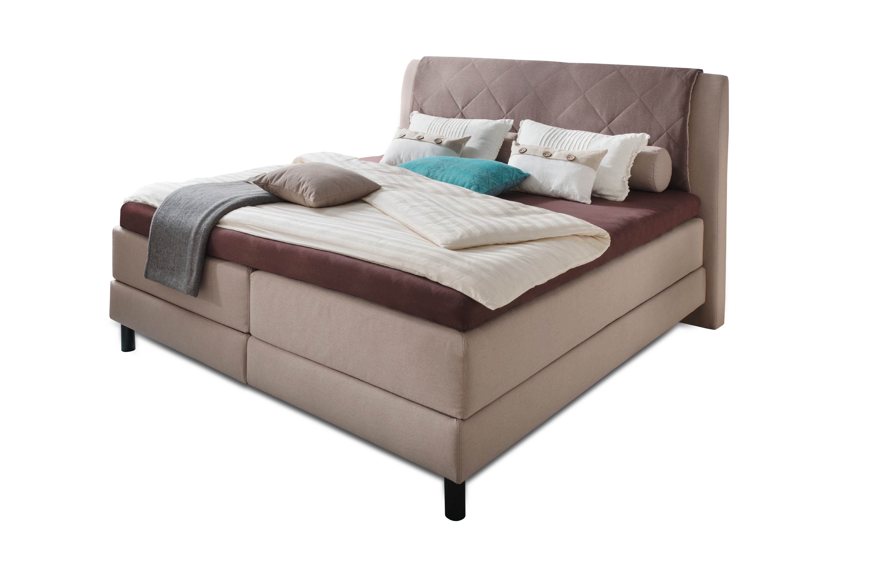 otten pescara boxspringbett beige-braun  möbel letz - ihr online-shop