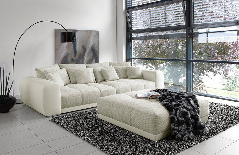 Moldau - Big Sofa in Beige-Weiß von Jockenhöfer | Möbel Letz - Ihr  Online-Shop