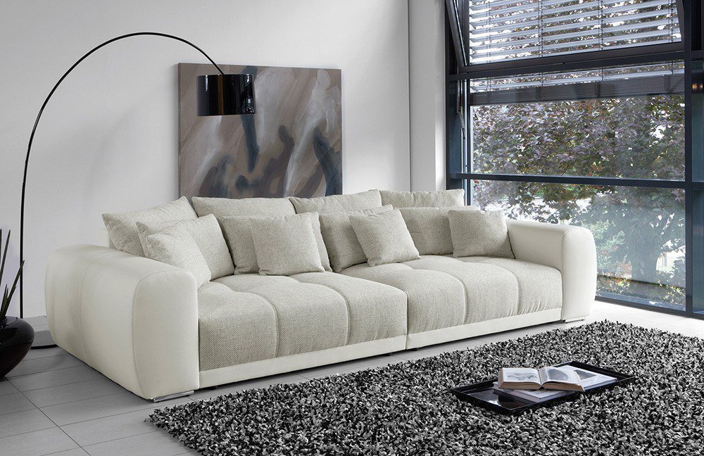 Moldau - Big Sofa in Beige-Weiß von Jockenhöfer | Möbel Letz - Ihr  Online-Shop