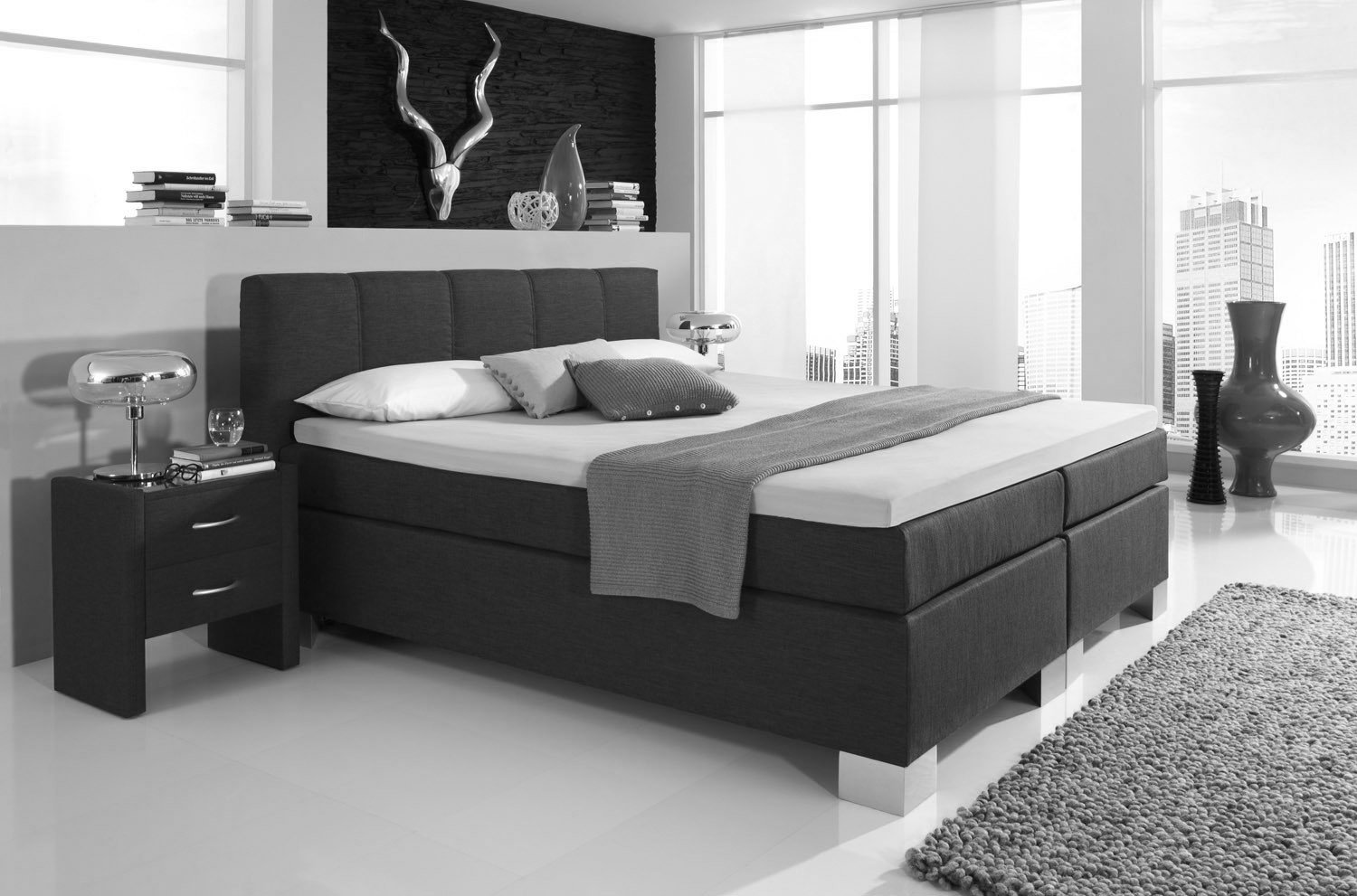Boxspringbett boston von hapo schlafmöbel. möbel letz ihr online ... Schlafzimmer einrichten mit boxspringbett