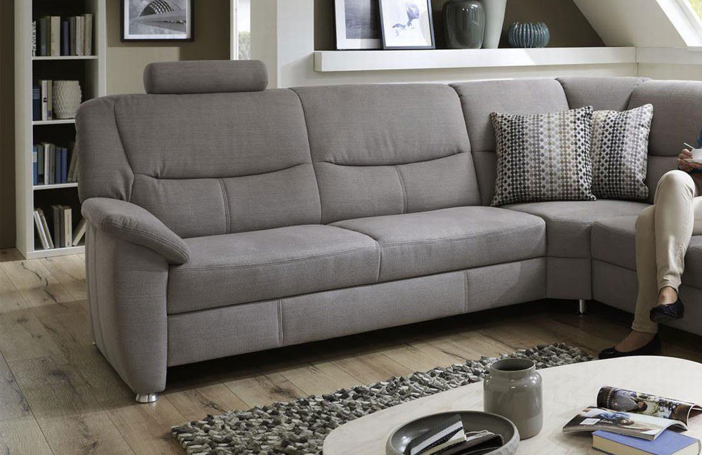 PlanpolsterSofa von Polipol Polstermöbel Nairobi / Riga silber Möbel Letz Ihr