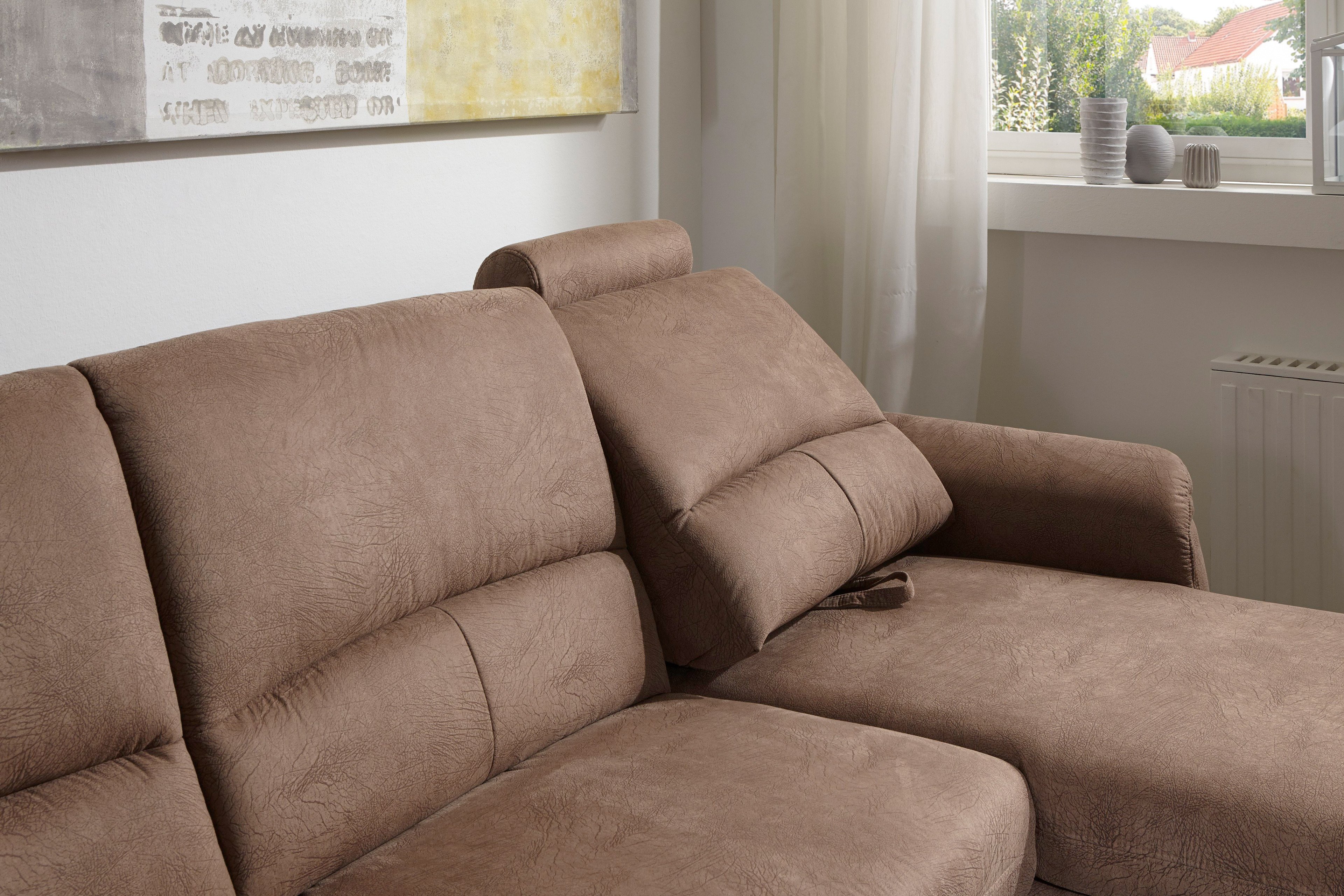 Polipol Polstermöbel PPHS15060 Ecksofa braun Möbel Letz Ihr