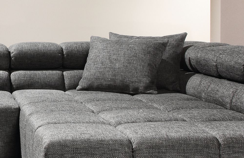 Candy Oregon Ecksofa in Grau Möbel Letz Ihr