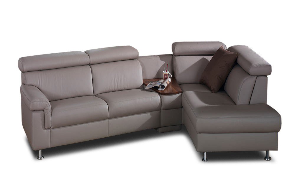 Himolla Polstermöbel 1203 Ledersofa grau Möbel Letz Ihr