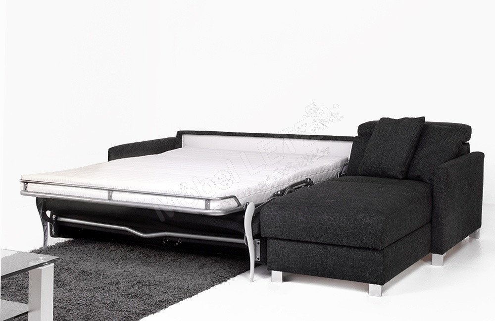 Bali Schlafsofa Eckgarnitur Sabrina schwarz | Möbel Letz - Ihr Online-Shop