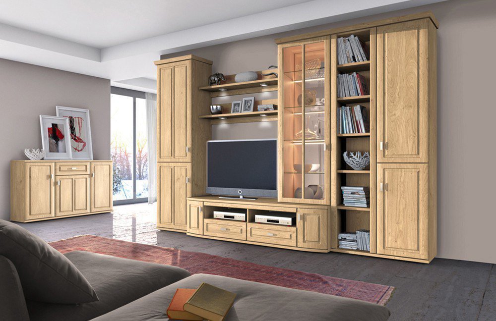 Möbel Wohnwand Stralsunder von Scala Online-Shop Ihr - EB33021 | Letz