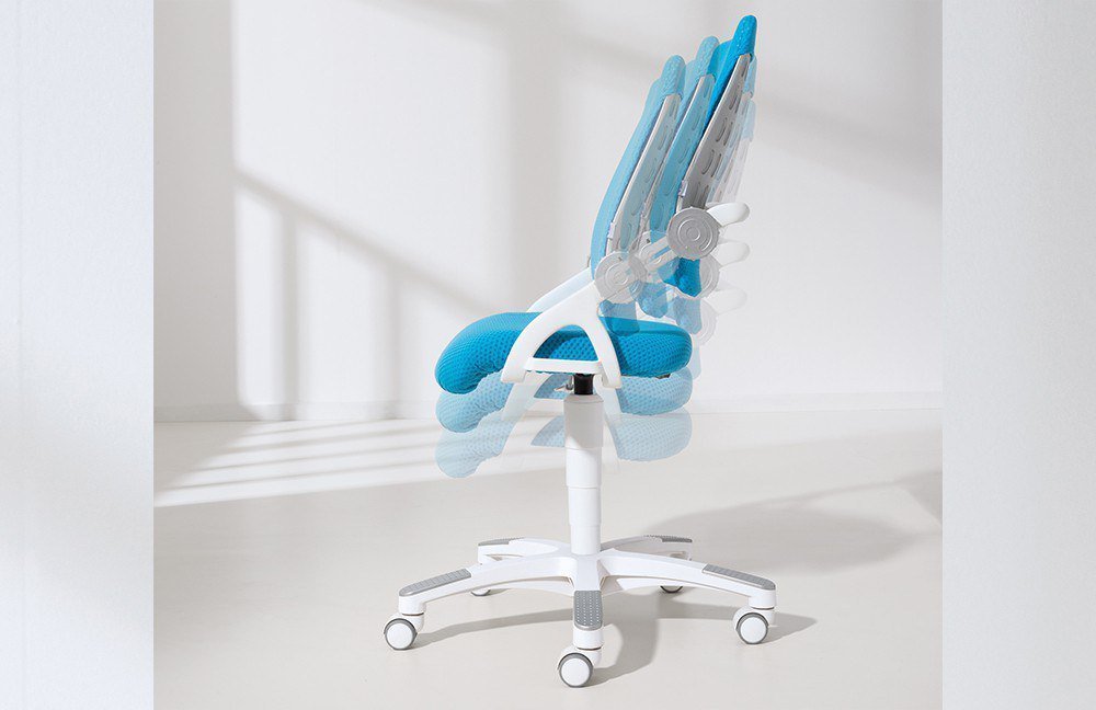 Paidi Schreibtischstuhl Letz weiß blau | Ihr Möbel Online-Shop - Yvo
