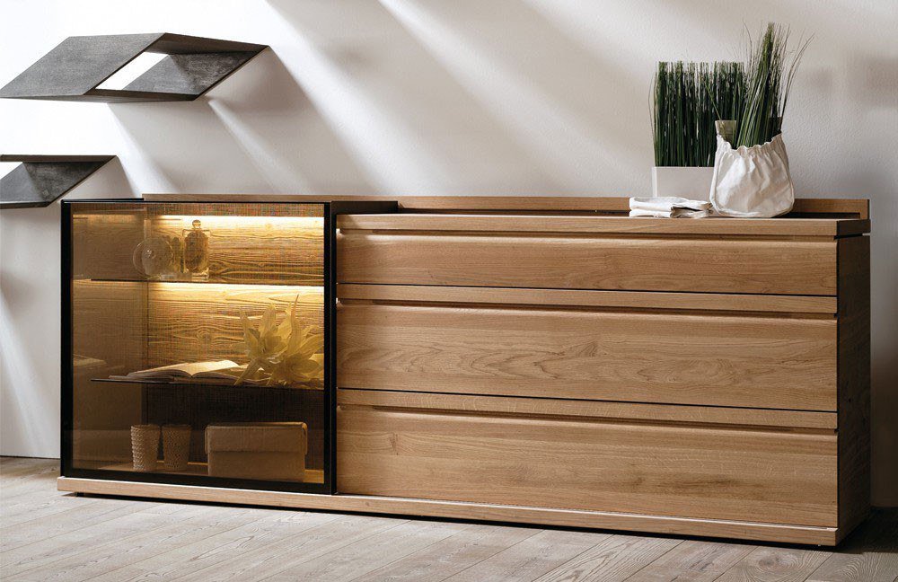 Voglauer Sideboard V-Loft geölte Wildeiche | Möbel Letz ...