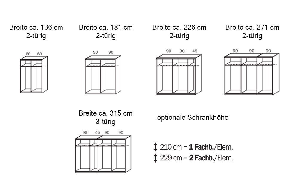 Rauch Quadra Extra Front Hochglanz Mobel Letz Ihr Online Shop