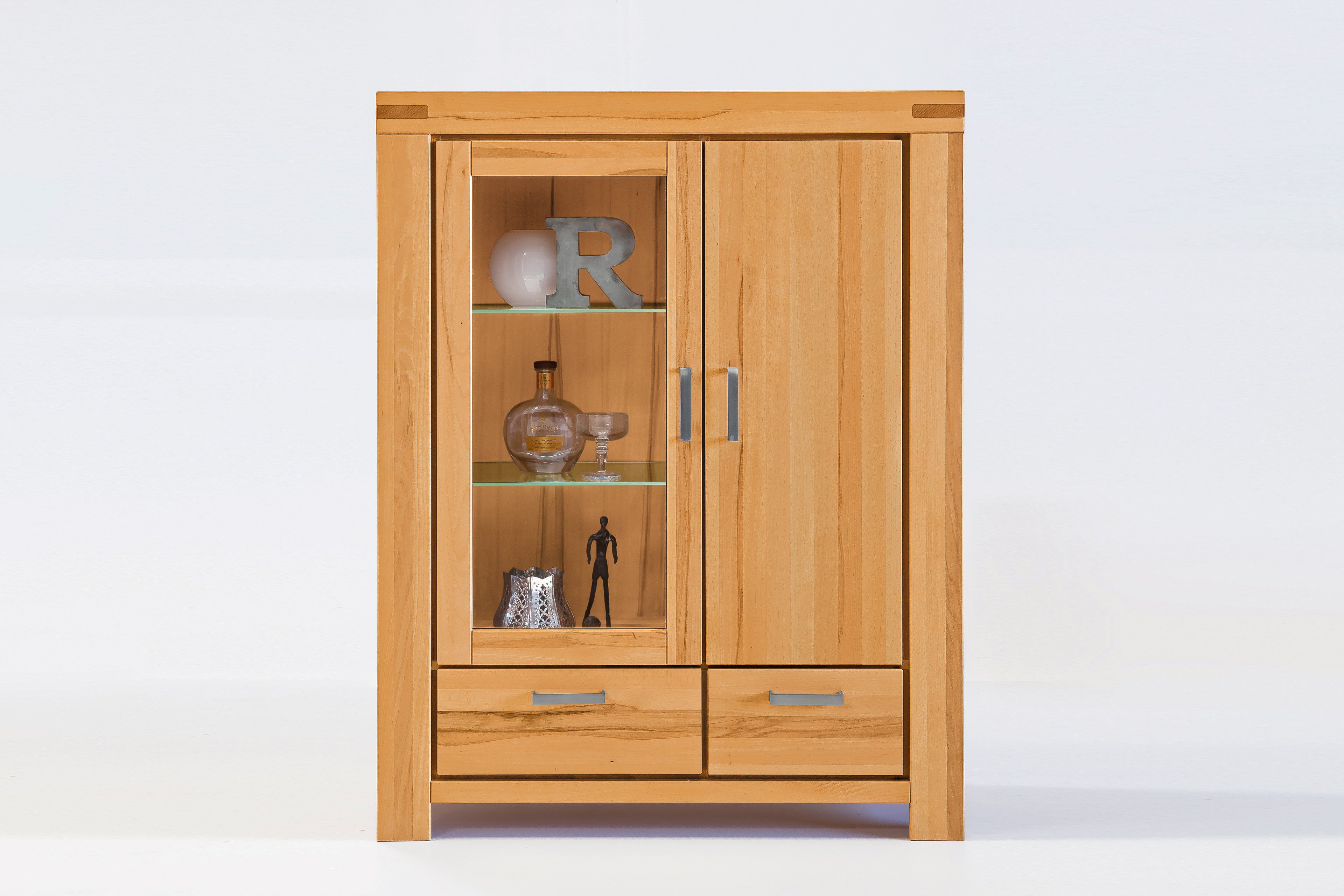 Elfo Möbel Highboard Kira massive Kernbuche Möbel Letz