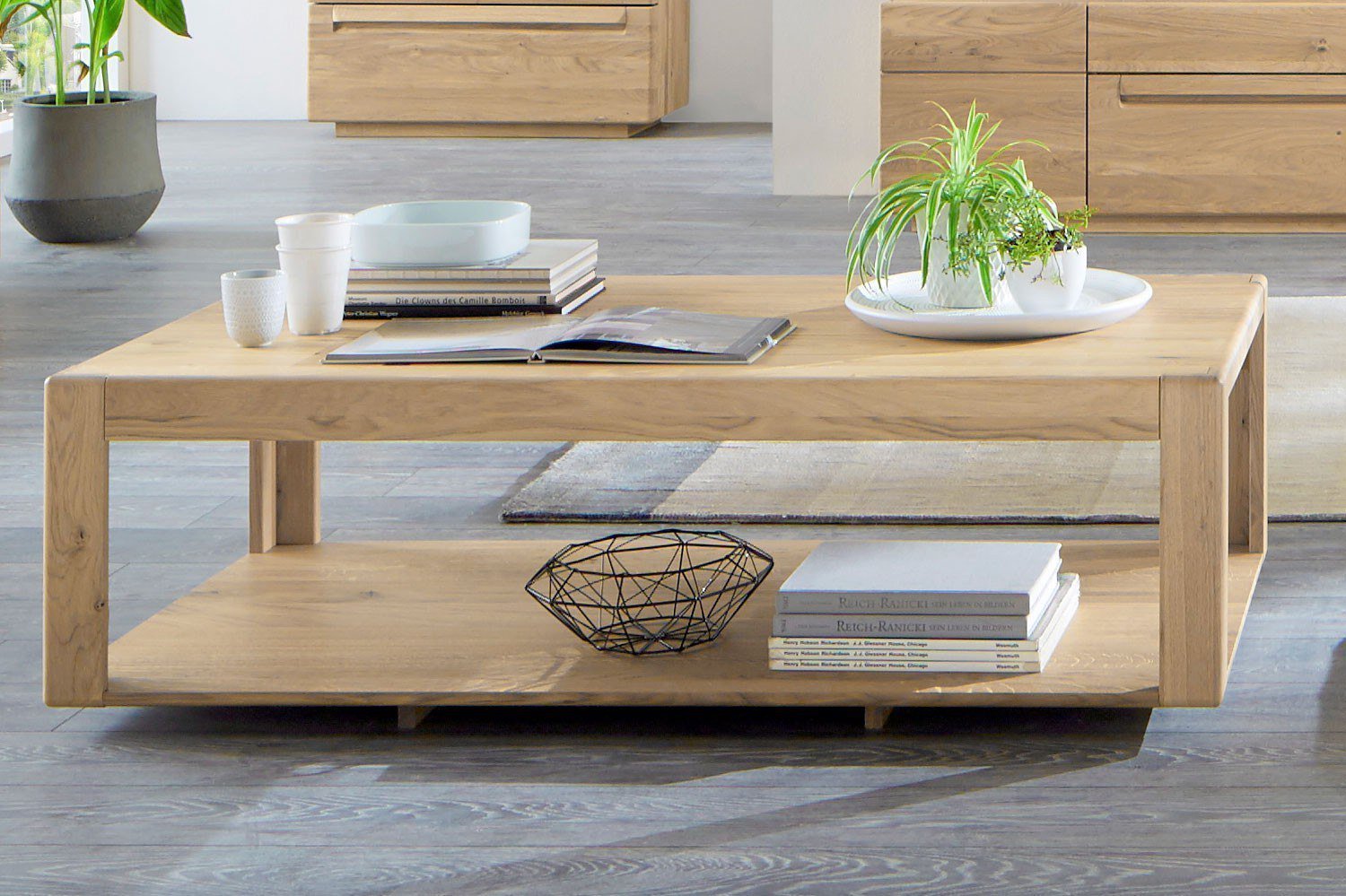 Wöstmann Designmöbel Wohnwand Sapio 0006 europäische Wildeiche | Möbel