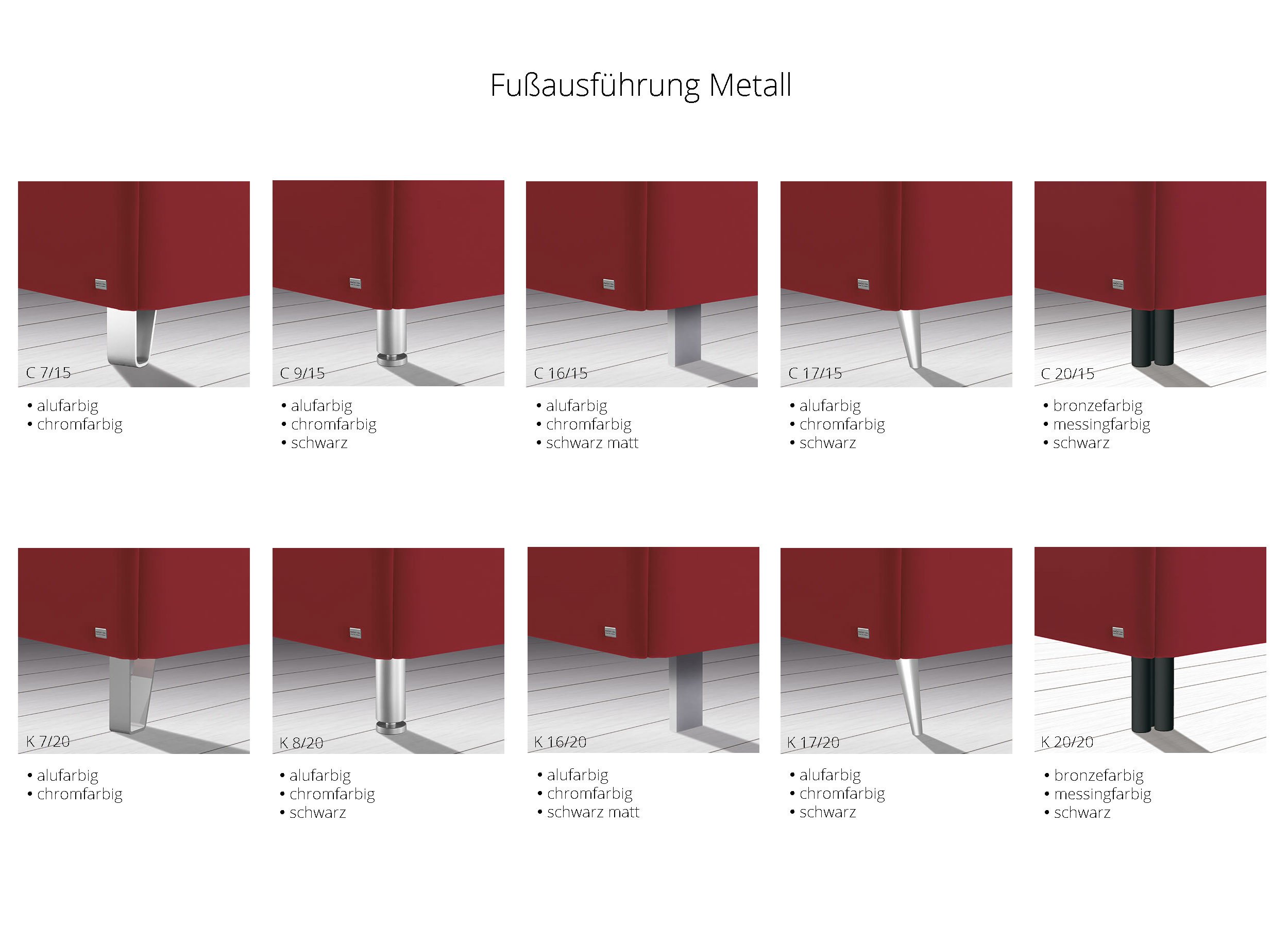Ruf Polsterbett Loftline in Dunkelbraun mit zweiteiligem ...