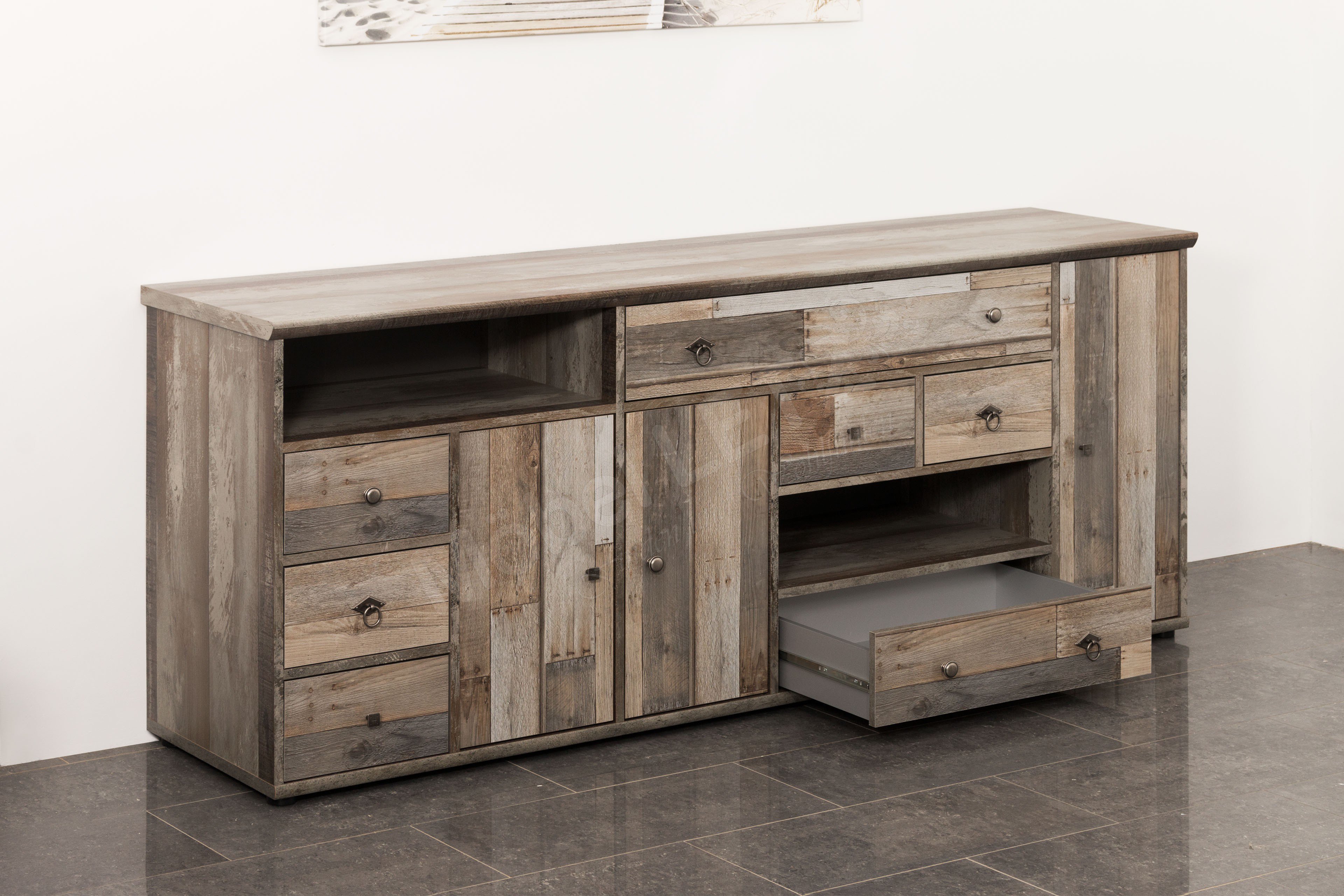 Innostyle Sideboard Bonanza Driftwood/ grau Möbel Letz