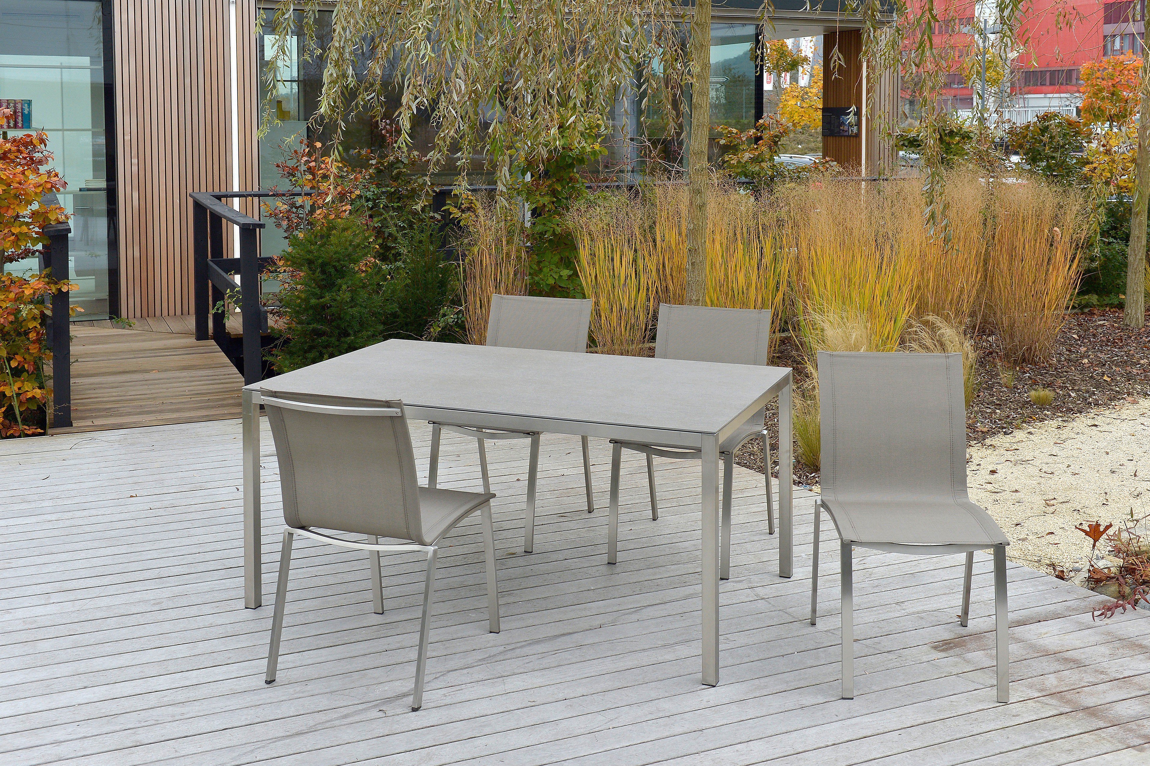 SIT Mobilia Gartentisch Manhattan/ Keramikplatte beton hell Möbel