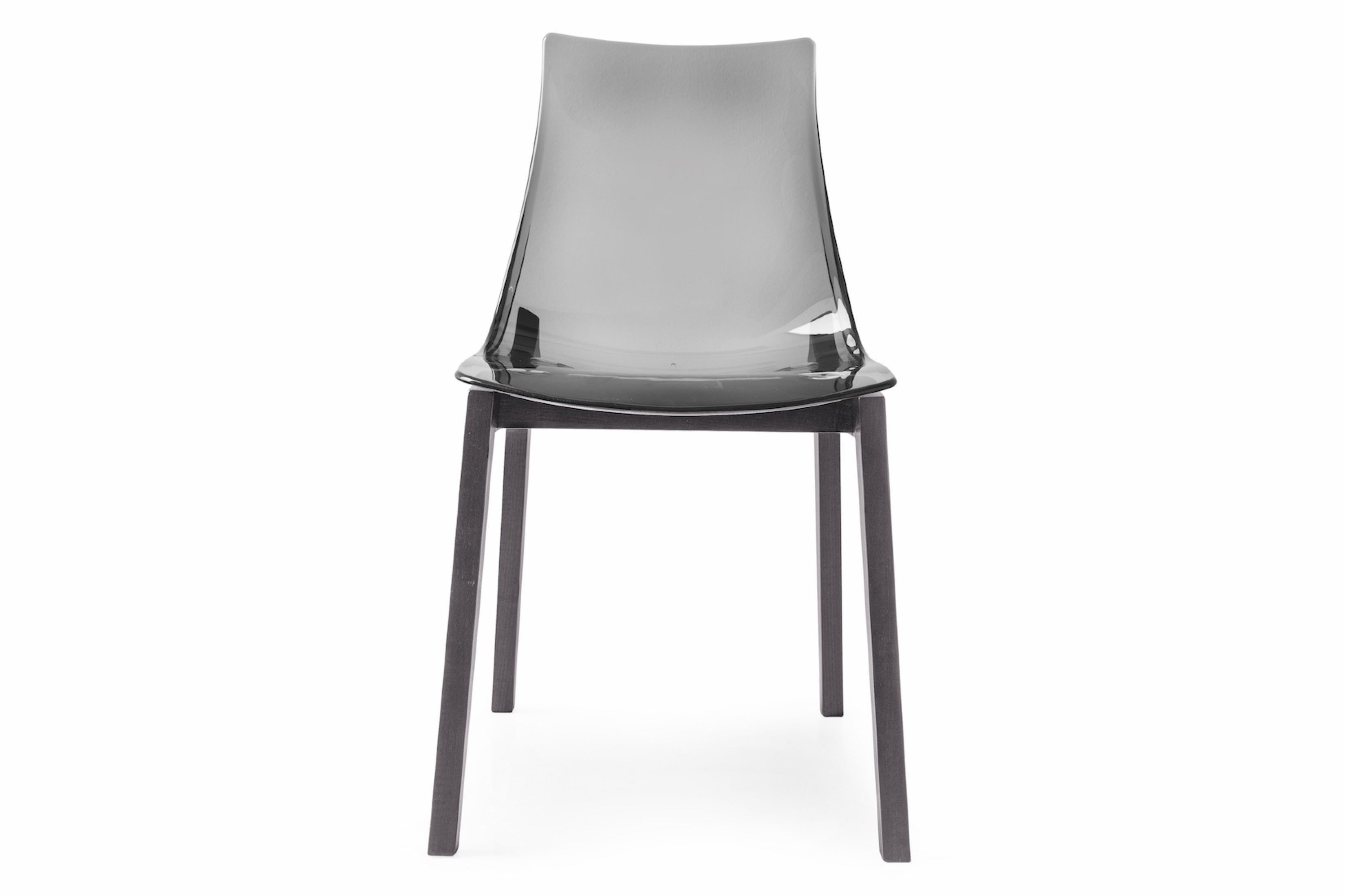 connubia by calligaris Stuhl Led grau fumè/ graphit | Möbel Letz - Ihr