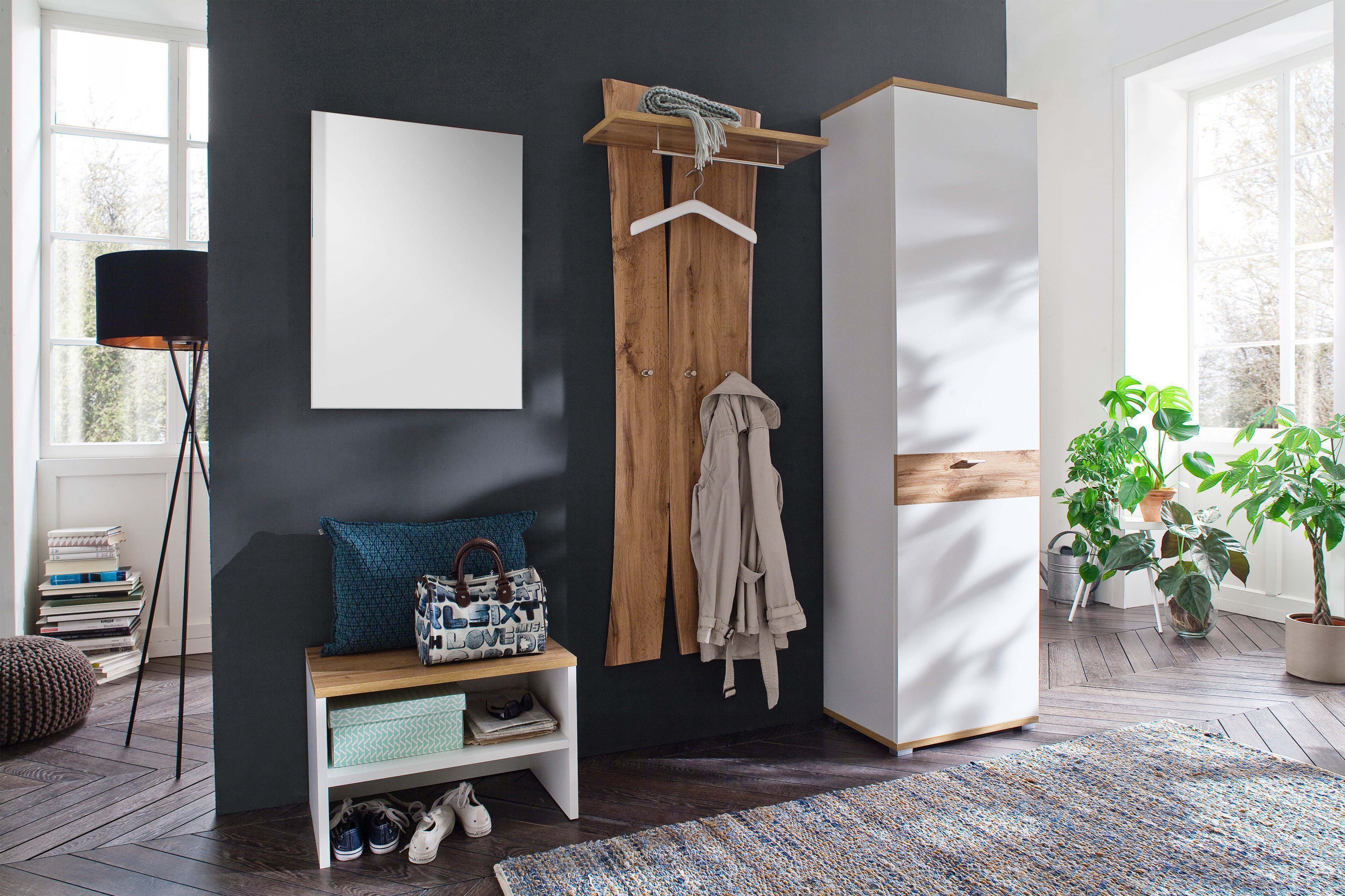 Nia - Garderobe furniture | Eiche - Ihr Weiß Möbel Online-Shop & Letz Wotan MCA