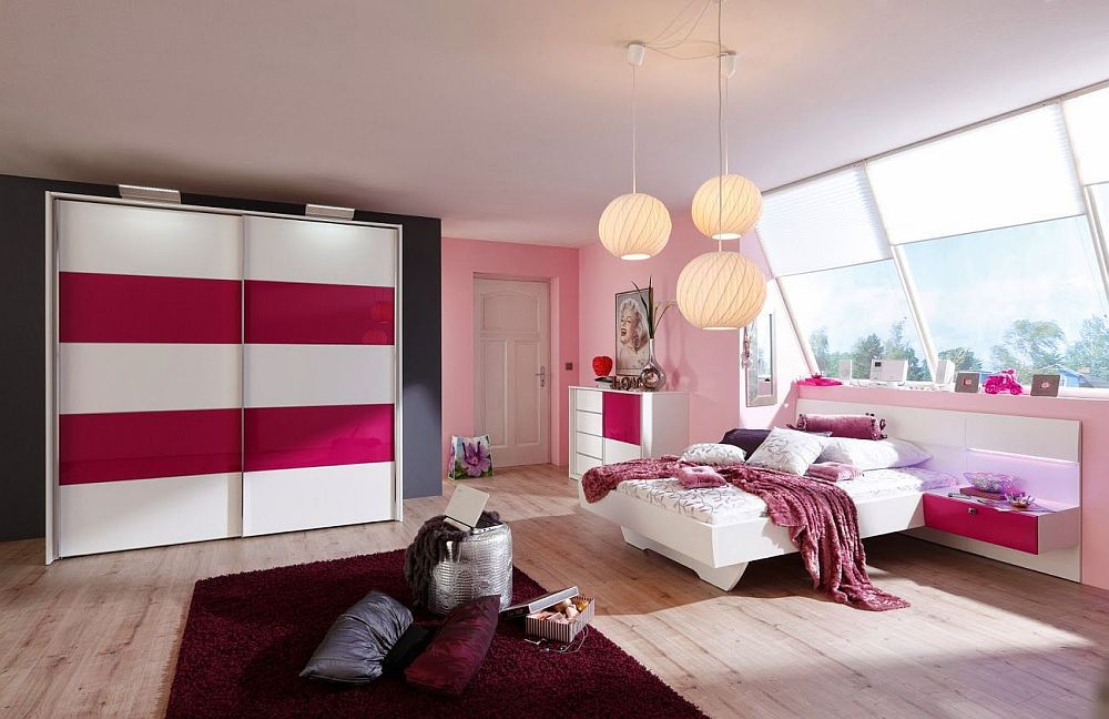 Jugendzimmer unlimited von wellemöbel weiÃ/ lila. möbel letz ihr ...