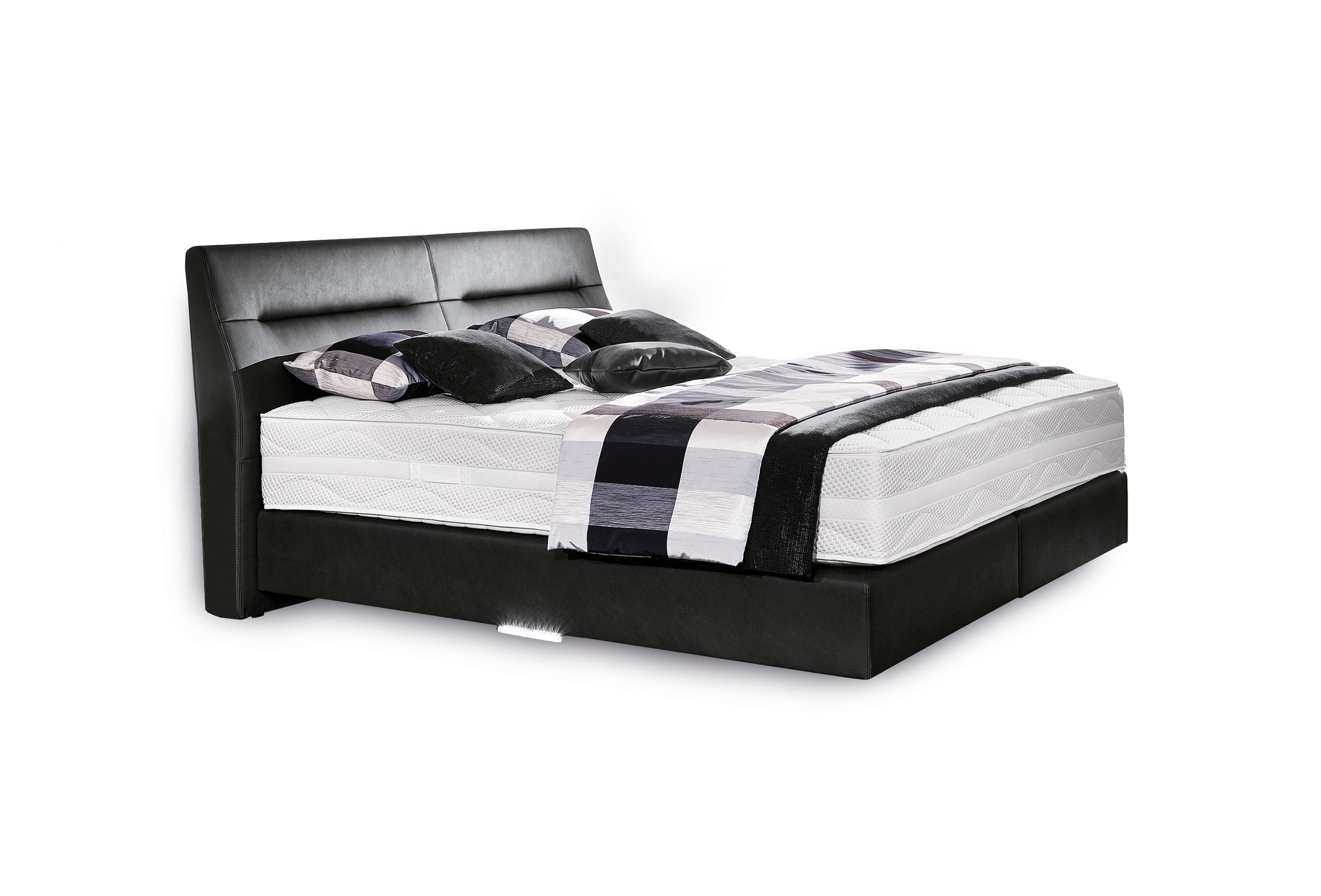 Oschmann Belcanto Washington Ovette Boxspringbett In Kunstleder Schwarz Mobel Letz Ihr Online Shop