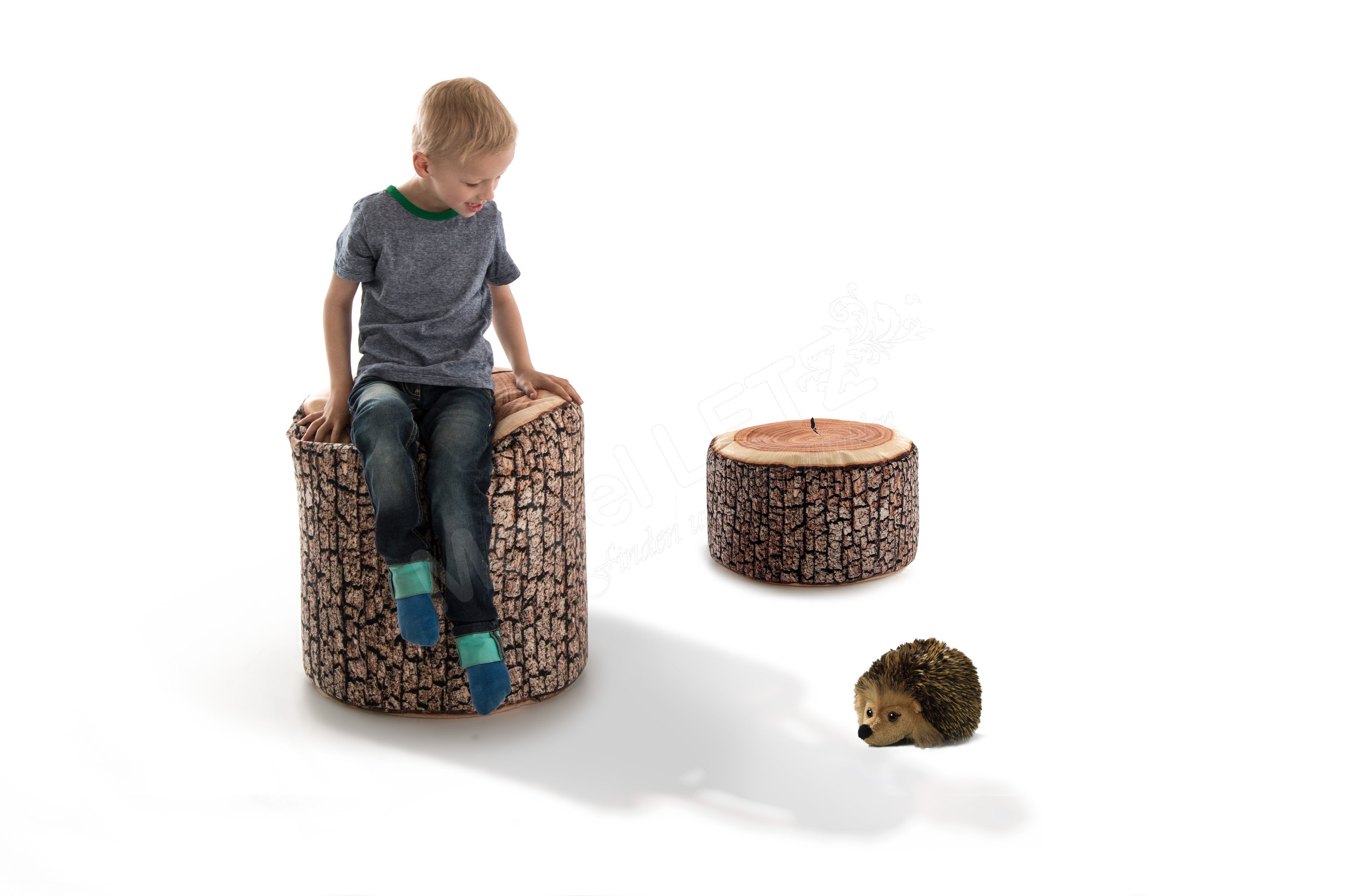 Sitzsack DotCom Wood von Magma im ca. Letz Möbel | cm 50 Baumstamm-Design Ihr - Heimtex, Höhe Online-Shop