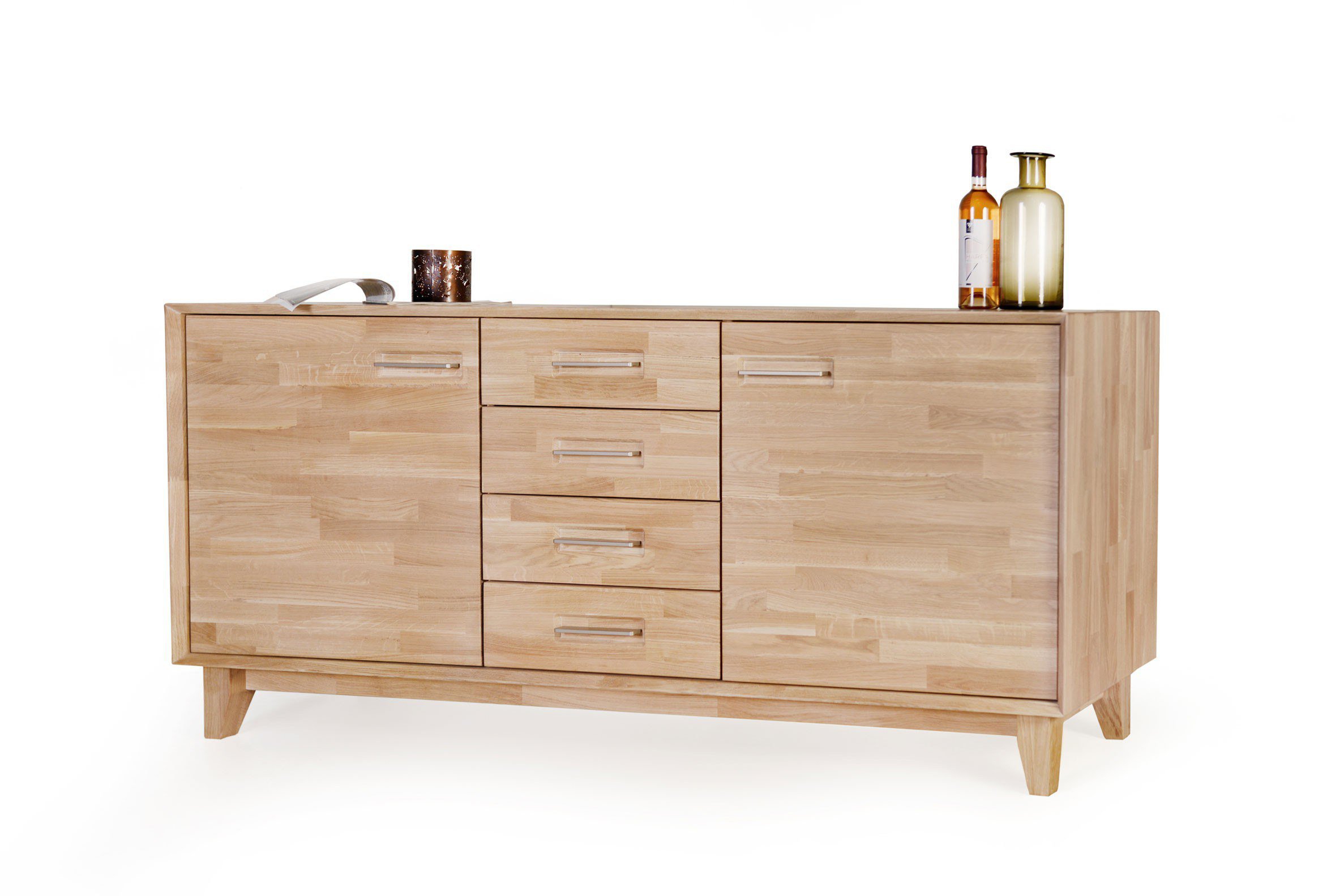 Standard Furniture Sideboard Numero Uno in Eiche bianco Möbel Letz