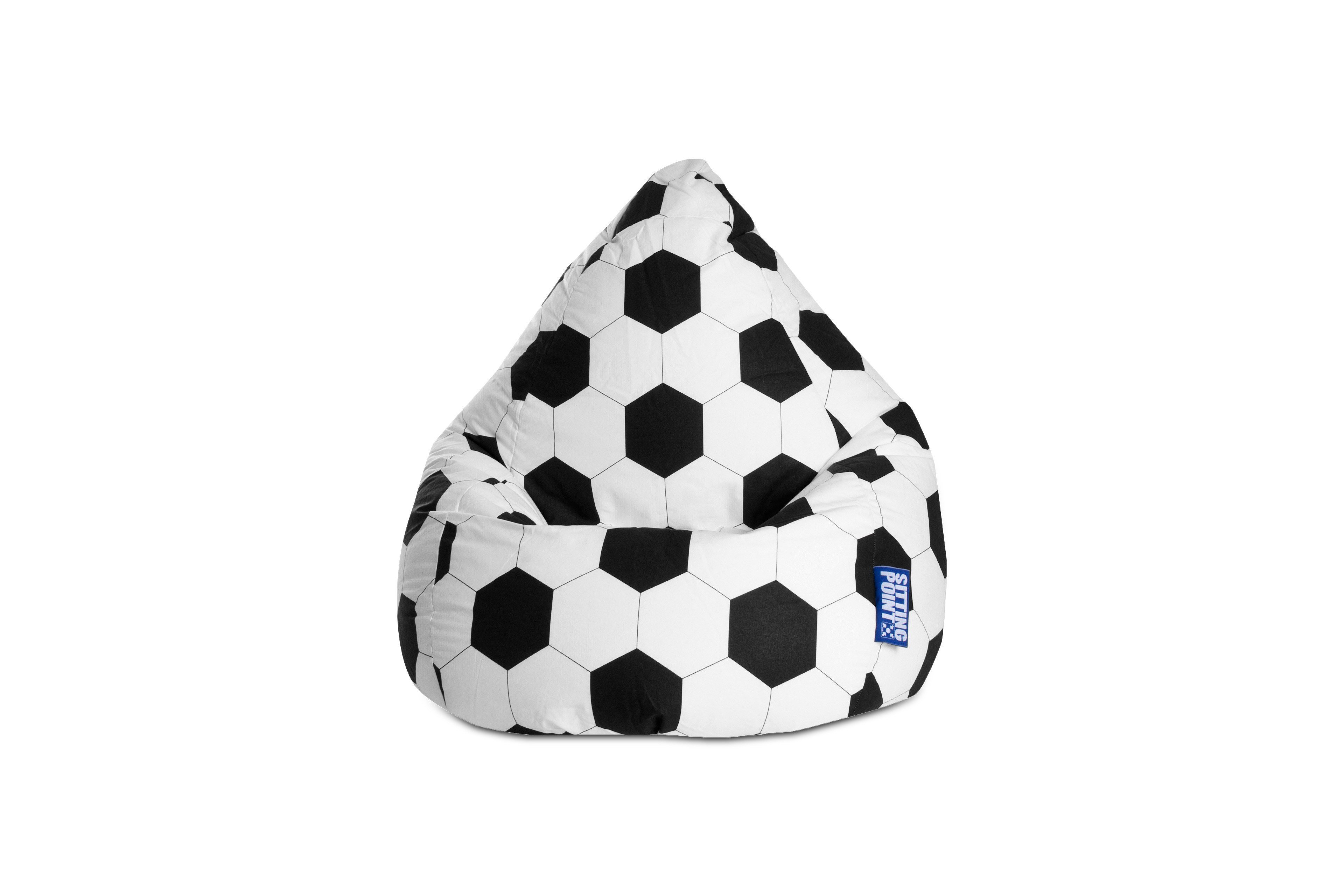 Sitzsack BeanBag Fussball L von Magma Heimtex in Schwarz-Weiß | Möbel Letz  - Ihr Online-Shop