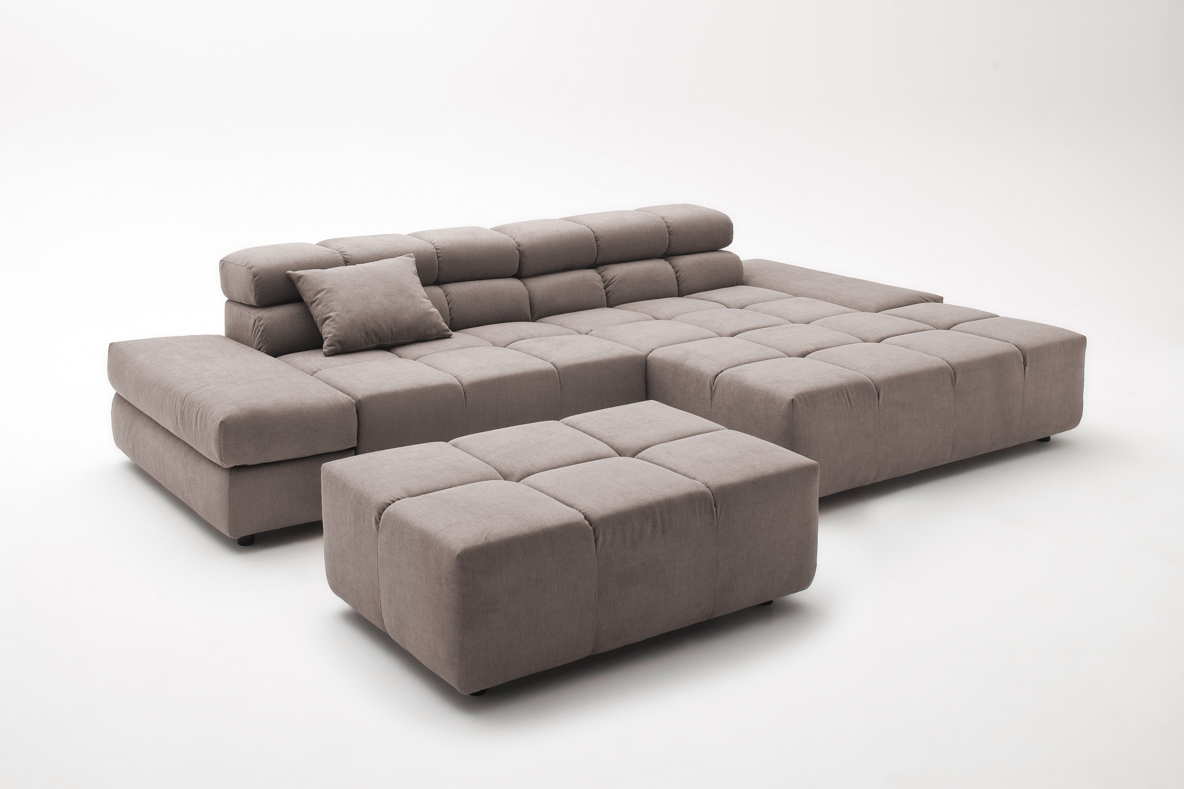 Candy Oregon Ecksofa taupe Möbel Letz Ihr