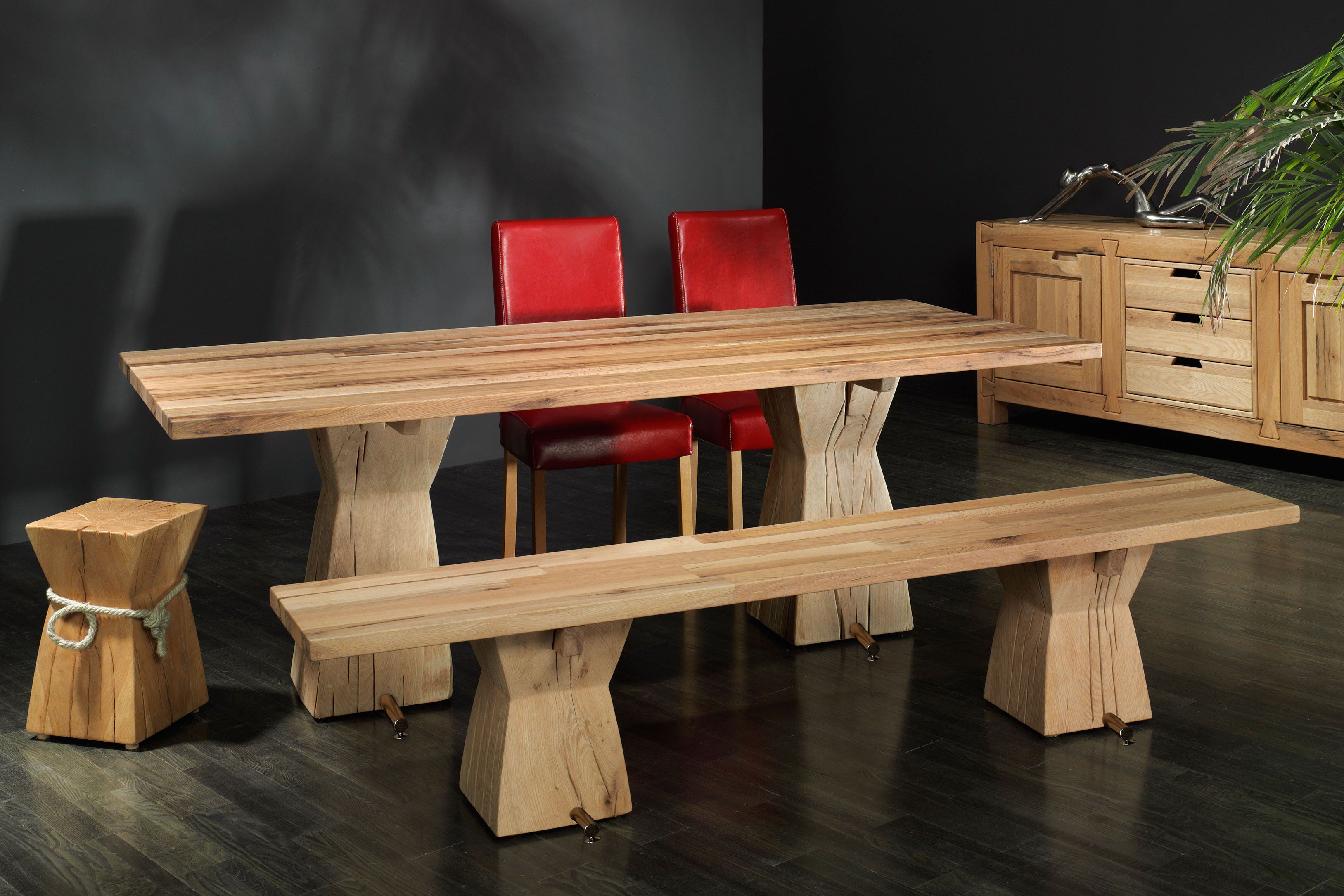 Sprenger Holztisch Tronco aus Sumpfeiche Möbel Letz