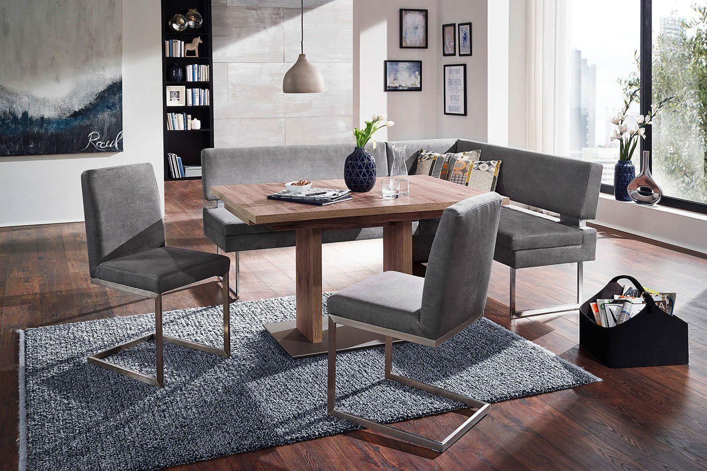 Letz K+W | grau Möbel mit Ihr - Santiago Home Collection Stauraum Eckbank Online-Shop Formidable