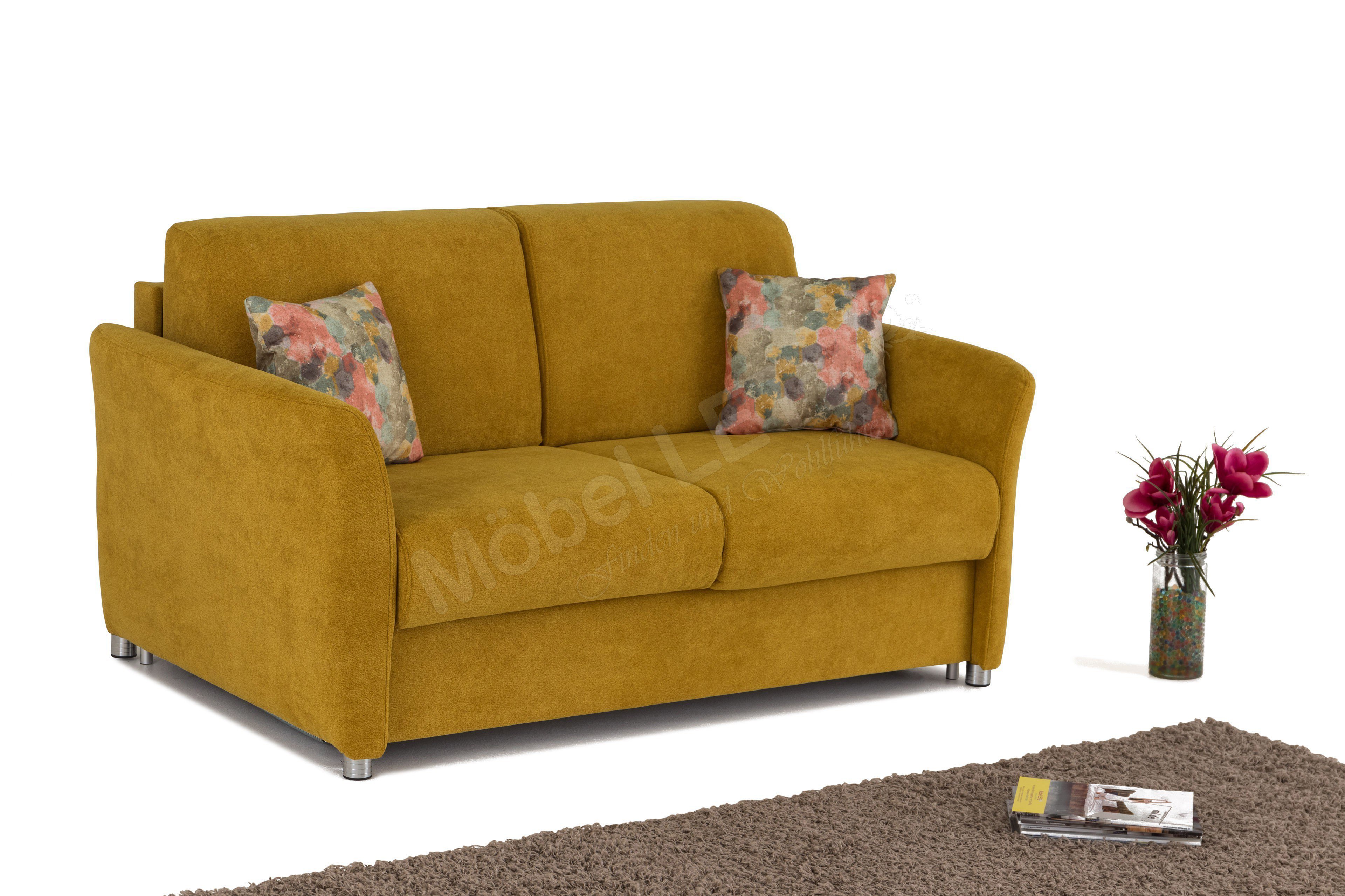 Schlafsofa Trier von Select Style in Gelb mit Matratze ...