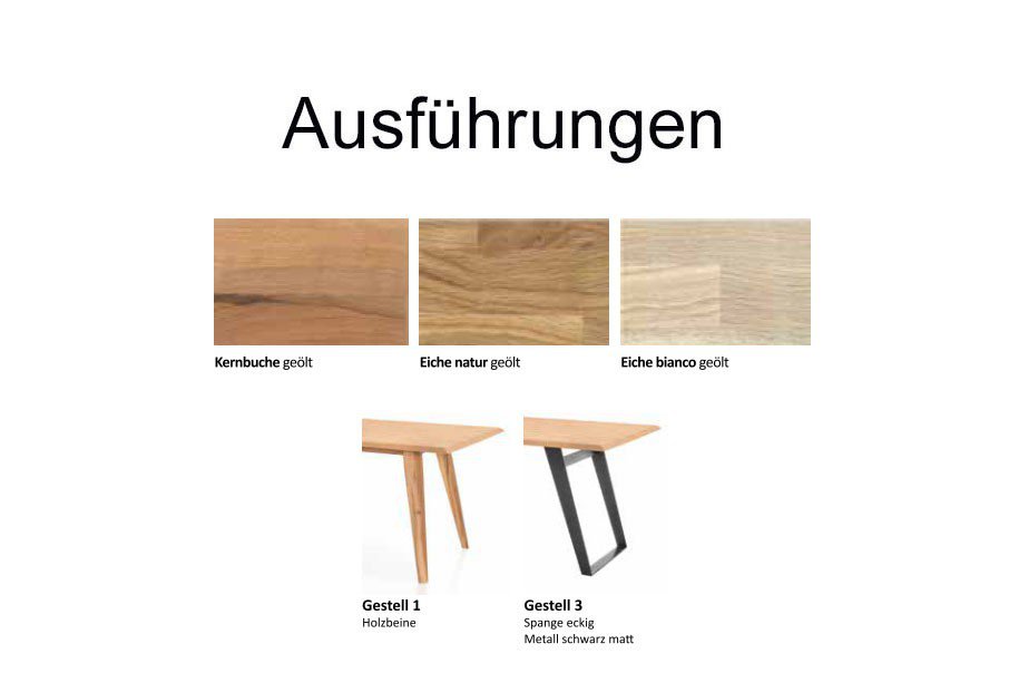 Standard Furniture Esstisch Ohio aus Eiche | Möbel Letz - Ihr Online-Shop