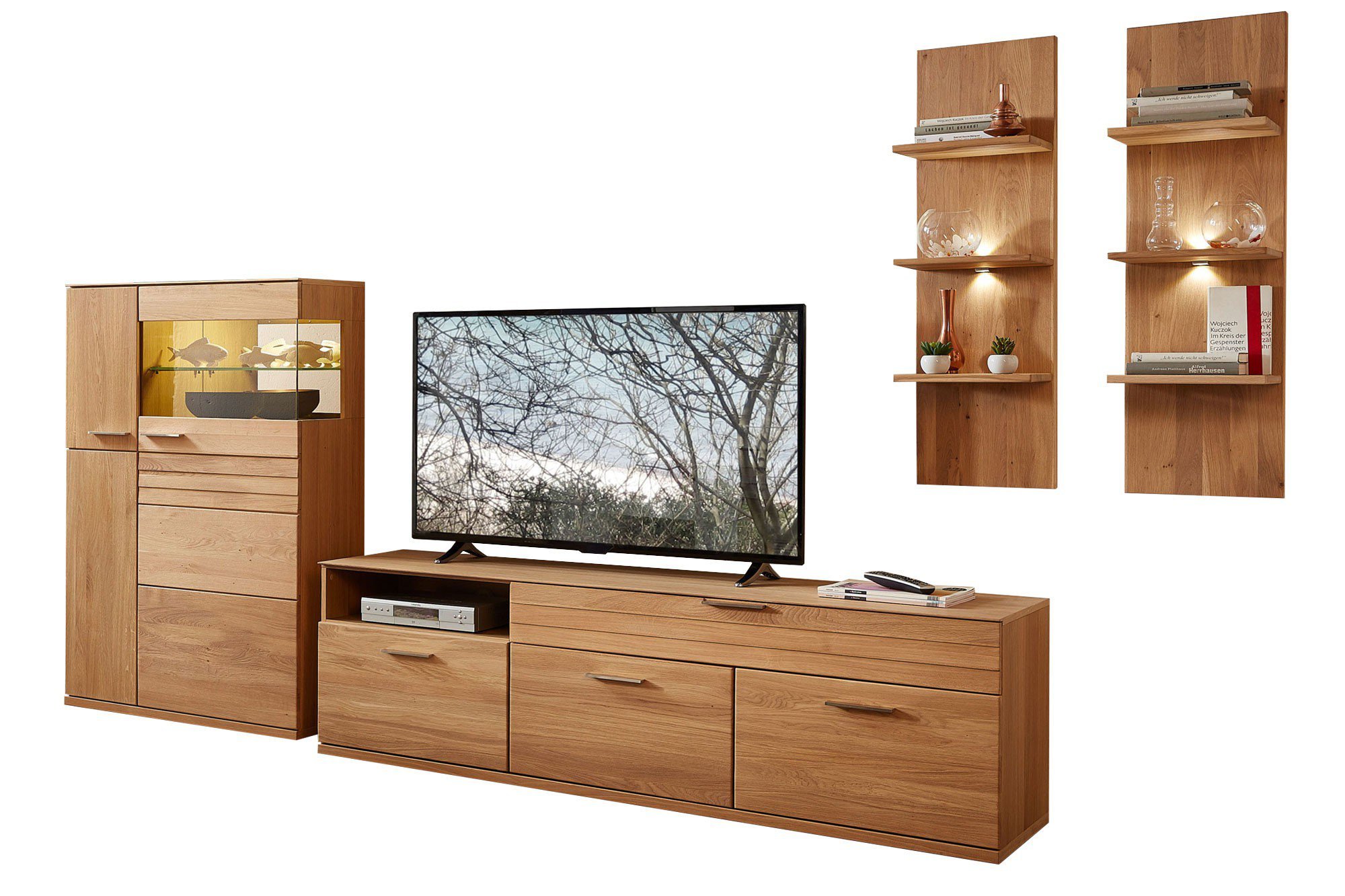 Wohn-Concept Wohnwand Achat Plus aus Eichenholz | Möbel Letz - Ihr