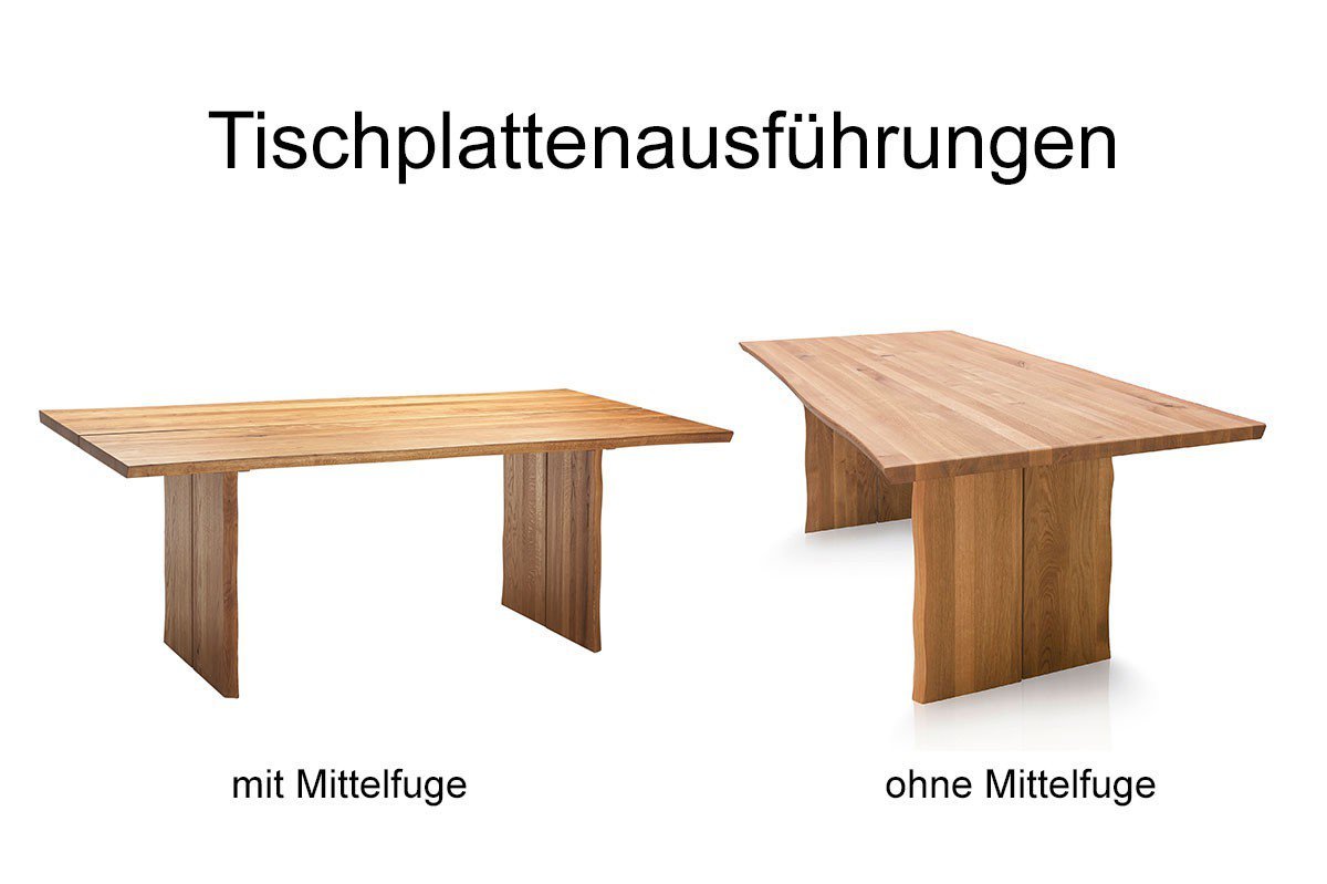 2 Baumtisch aus Letz - Oviedo Wildeiche Ihr Online-Shop Schösswender Möbel |