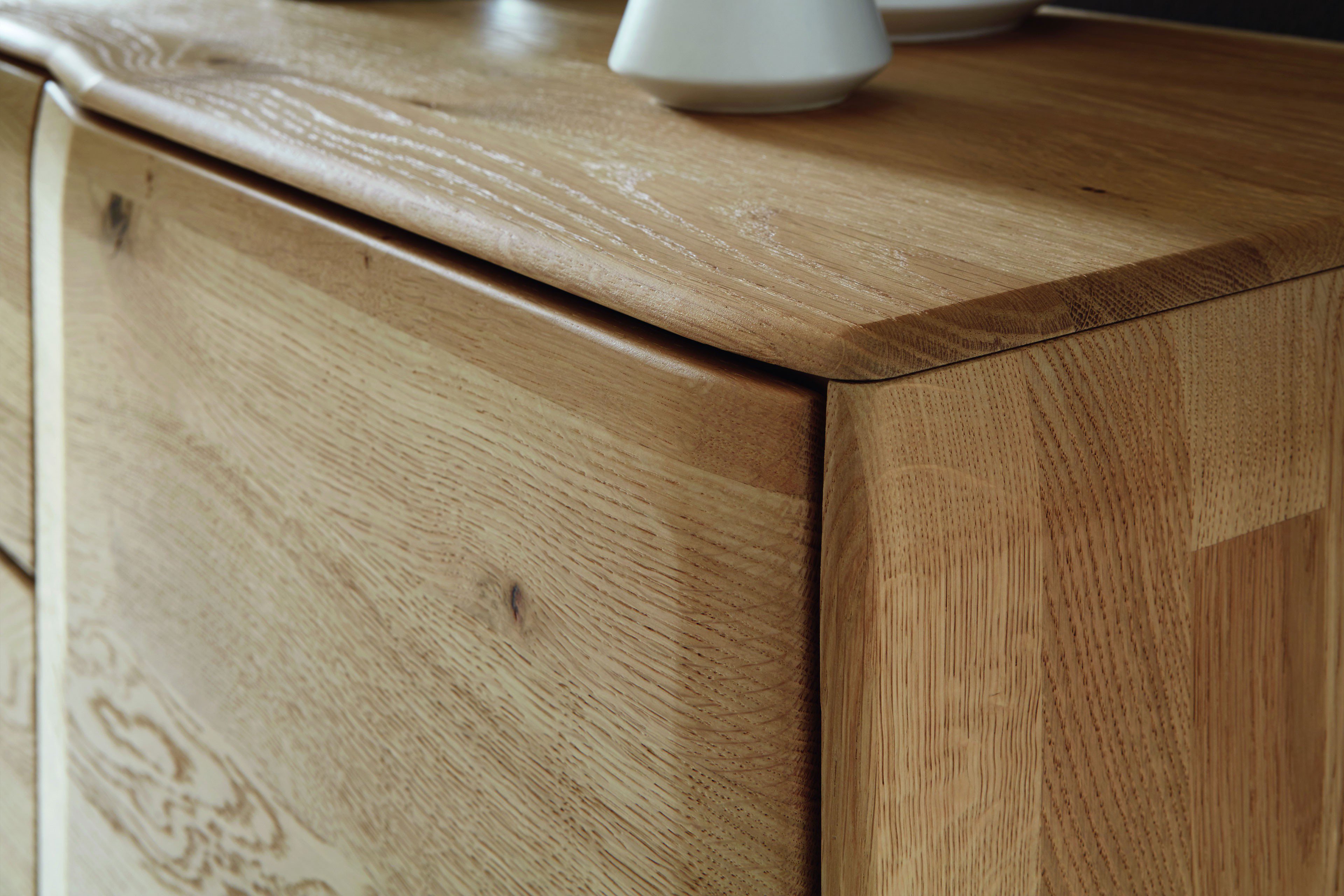 Wöstmann Wohnwand Durban K0001 europäisches Eichenholz | Möbel Letz