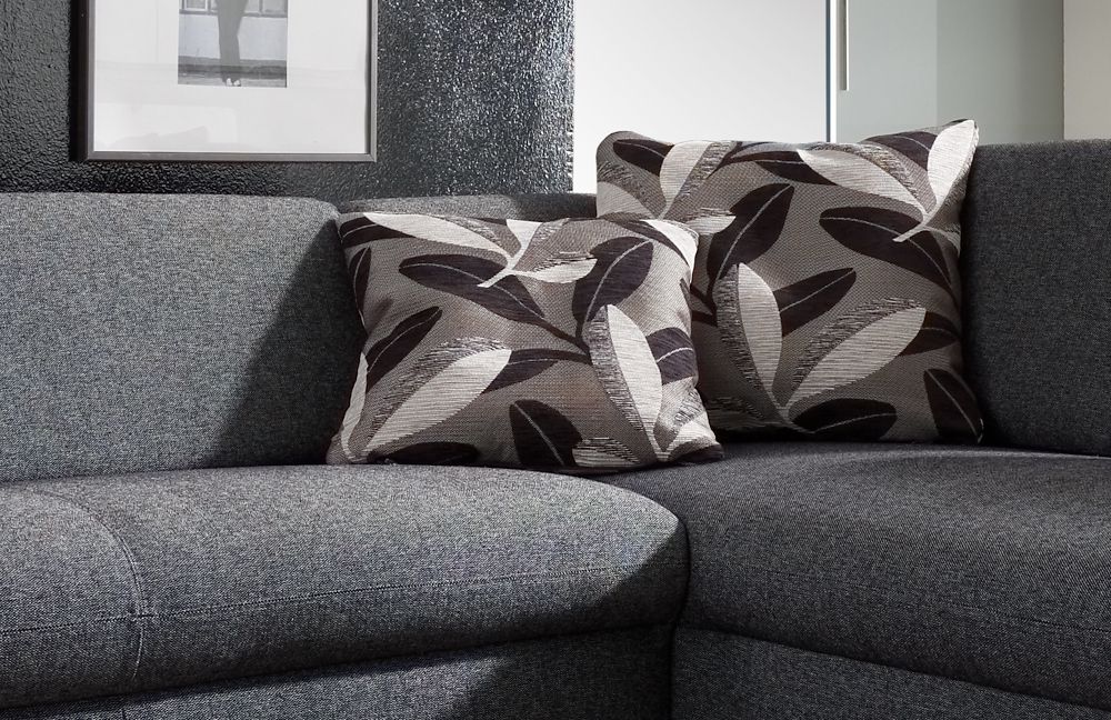 F+S Polstermöbel 2083 Bronx Eckgarnitur schwarz | Möbel Letz - Ihr