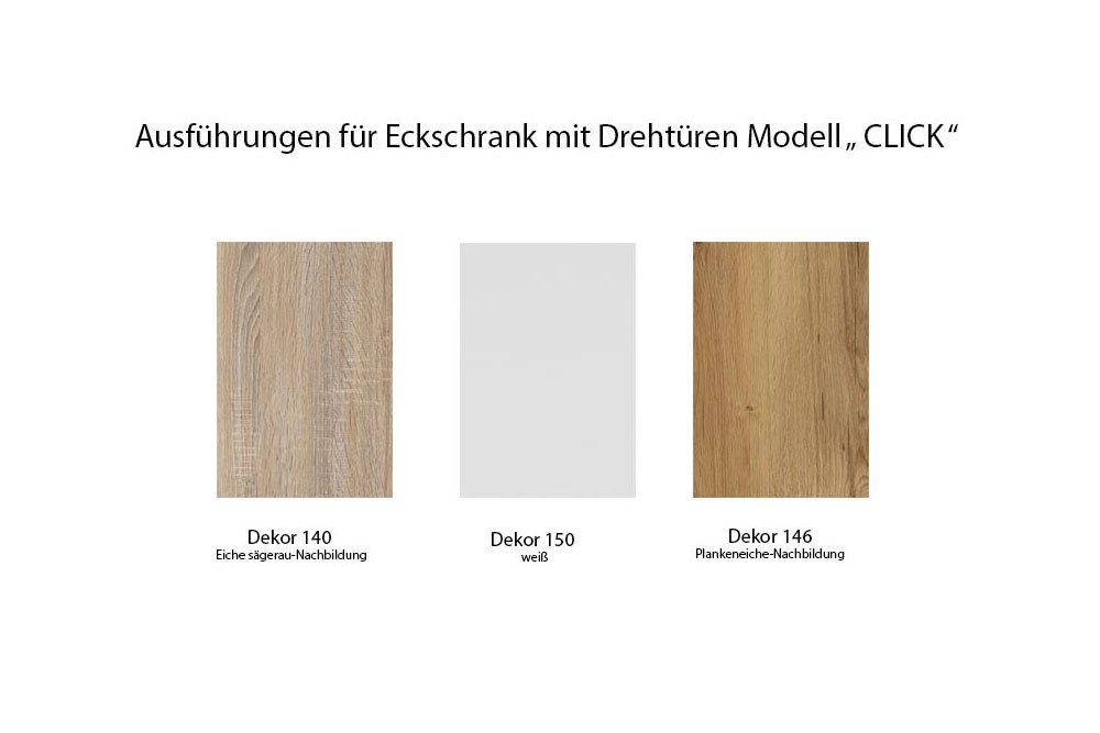 Wimex Eckschrank Möbel Plankeneiche-Nachbildung Click - Ihr Letz | Online-Shop