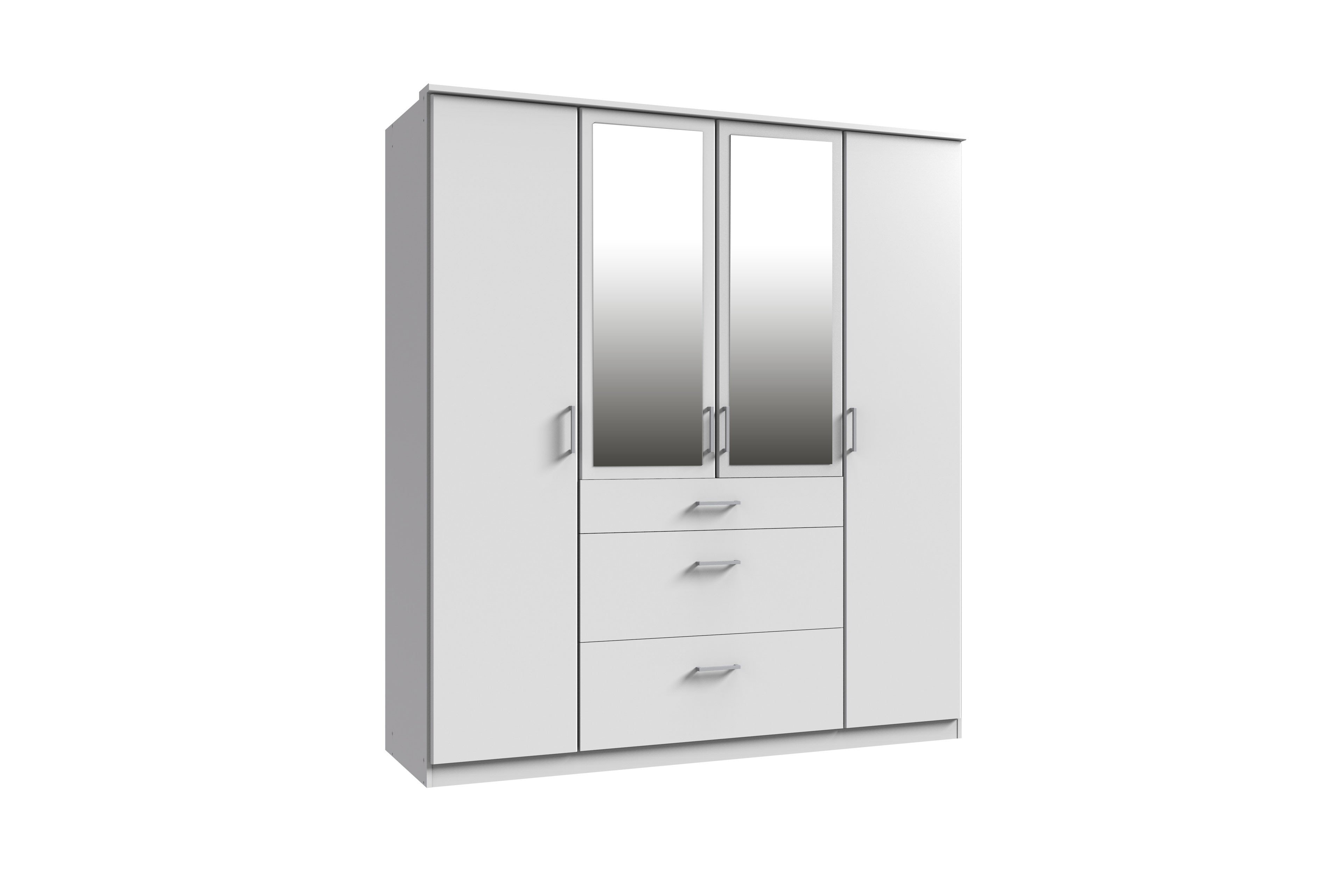 Wimex Schrank Click in Weiß mit Spiegel | Möbel Letz - Ihr Online-Shop