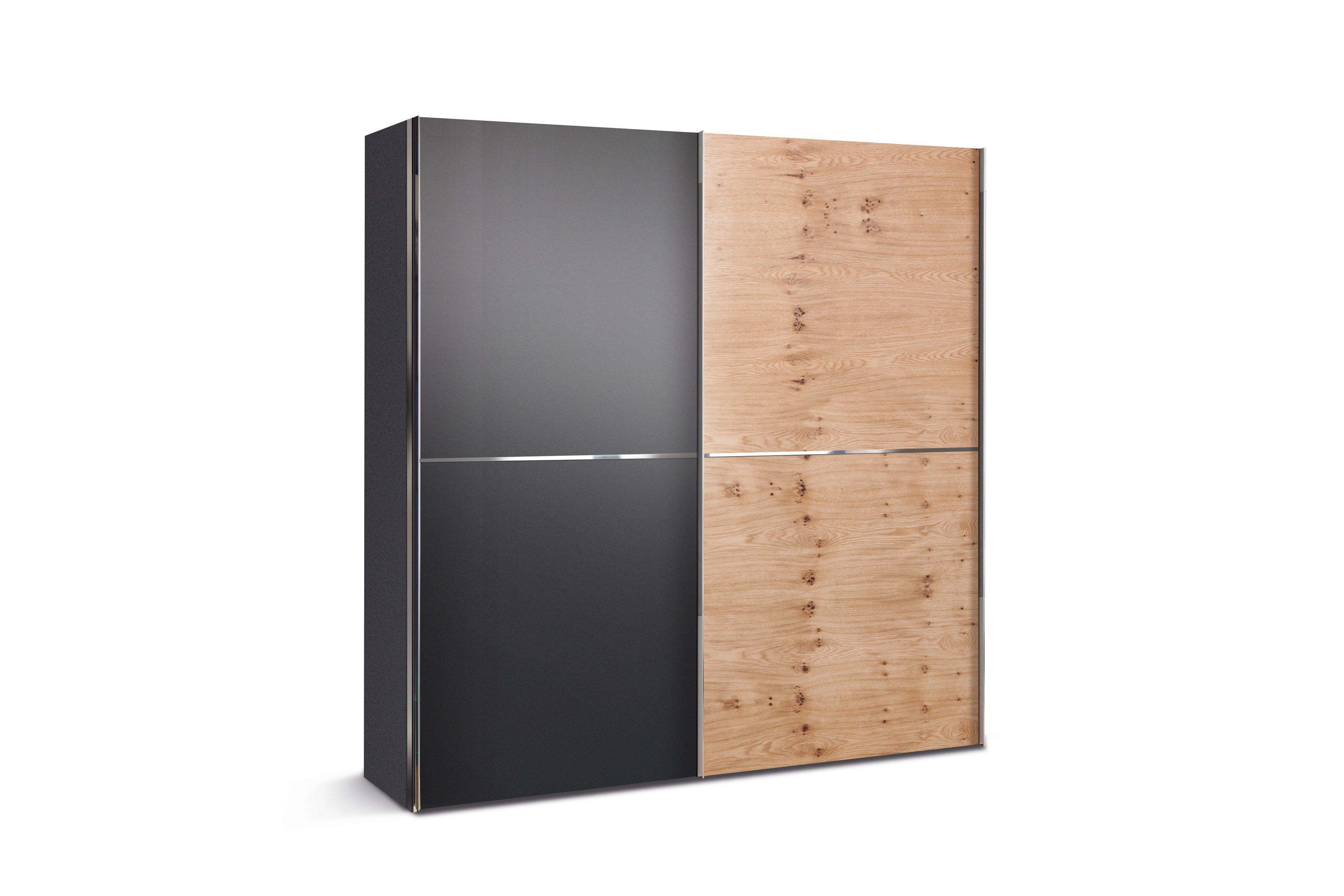 Express Kleiderschrank One 310 graphit/ Wildeiche Möbel