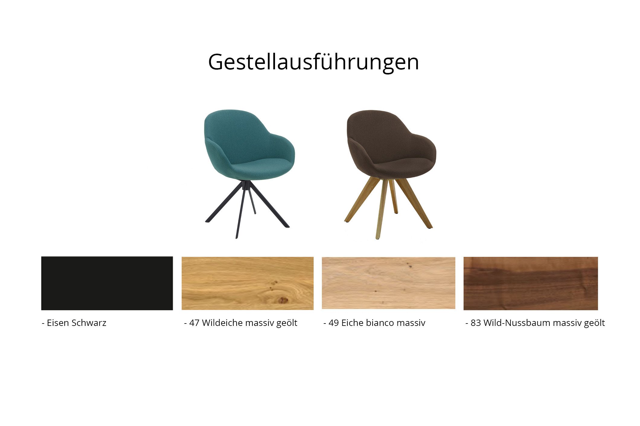 Coppa Ihr - Stuhl | Letz Stativ-Gestell Niehoff mit Möbel Online-Shop