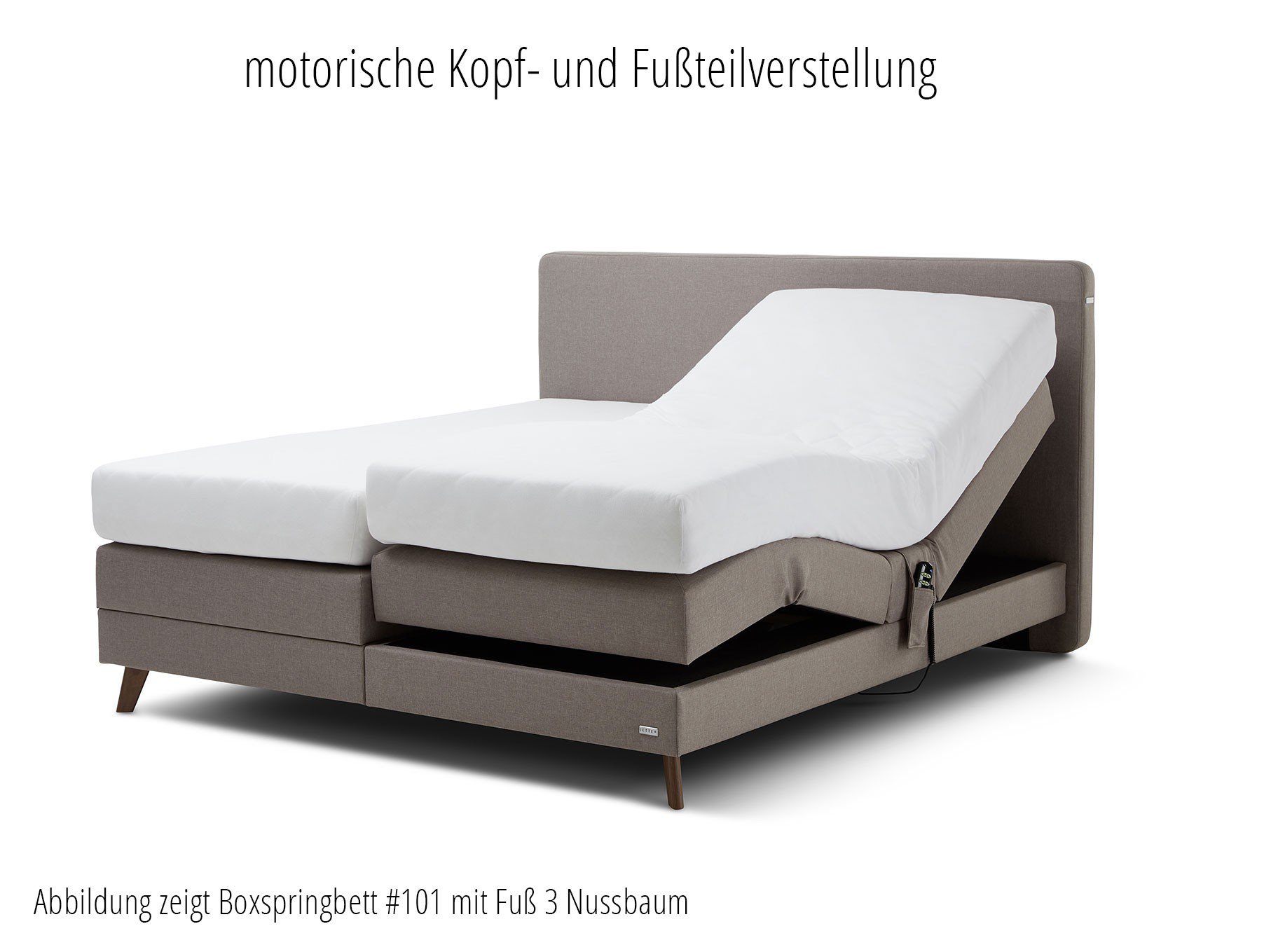 Boxspringbett #102 Cross von JETTE Betten in Schlamm | Möbel Letz ... Boxspringbett #102 Cross von JETTE Betten in Schlamm | Möbel Letz ...